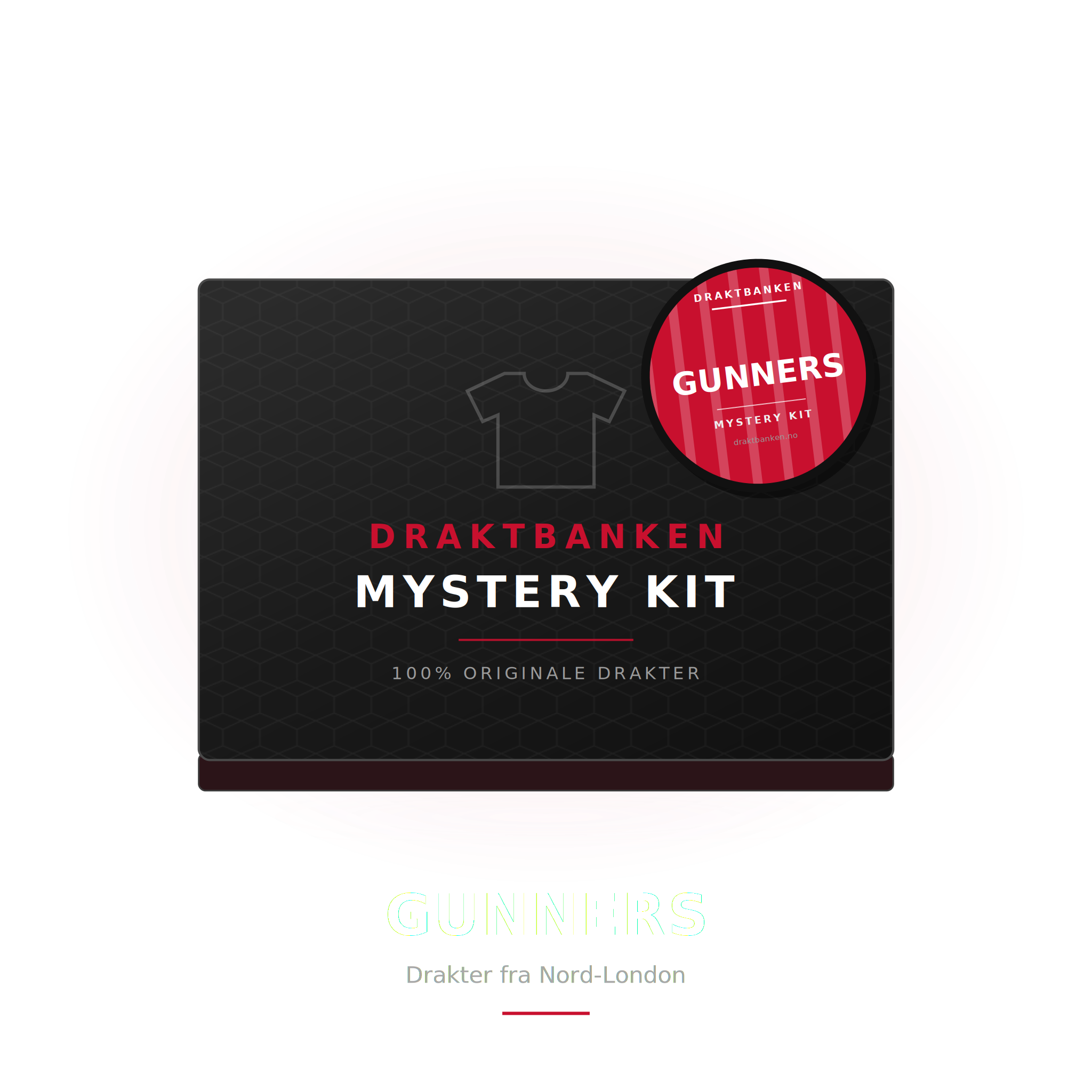 Arsenal Mystery Kit fra Draktbanken – original Arsenal-drakt i eske