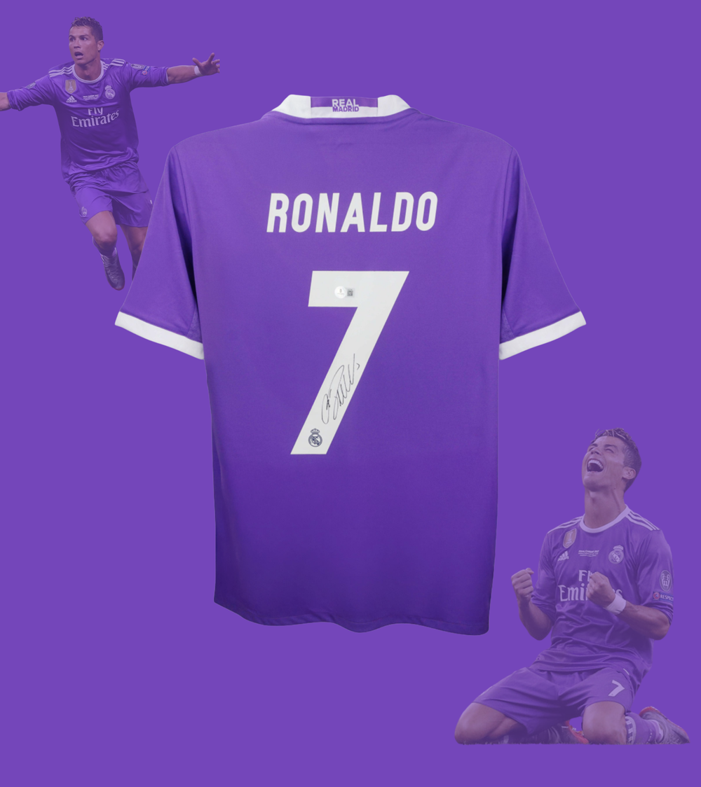 Cristiano Ronaldo Signert  Real Madrid drakt - CL Finale 2017