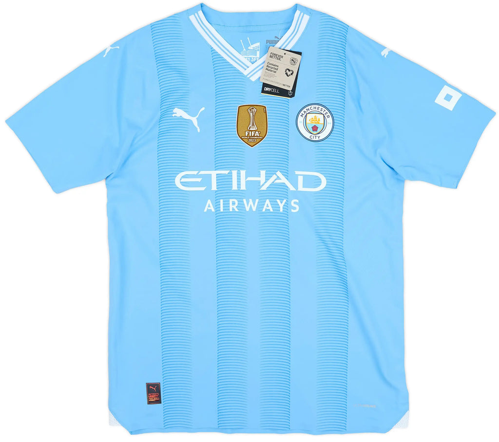 2023-24 Manchester City Hjemme Player Issue Europadrakt Haaland #9
