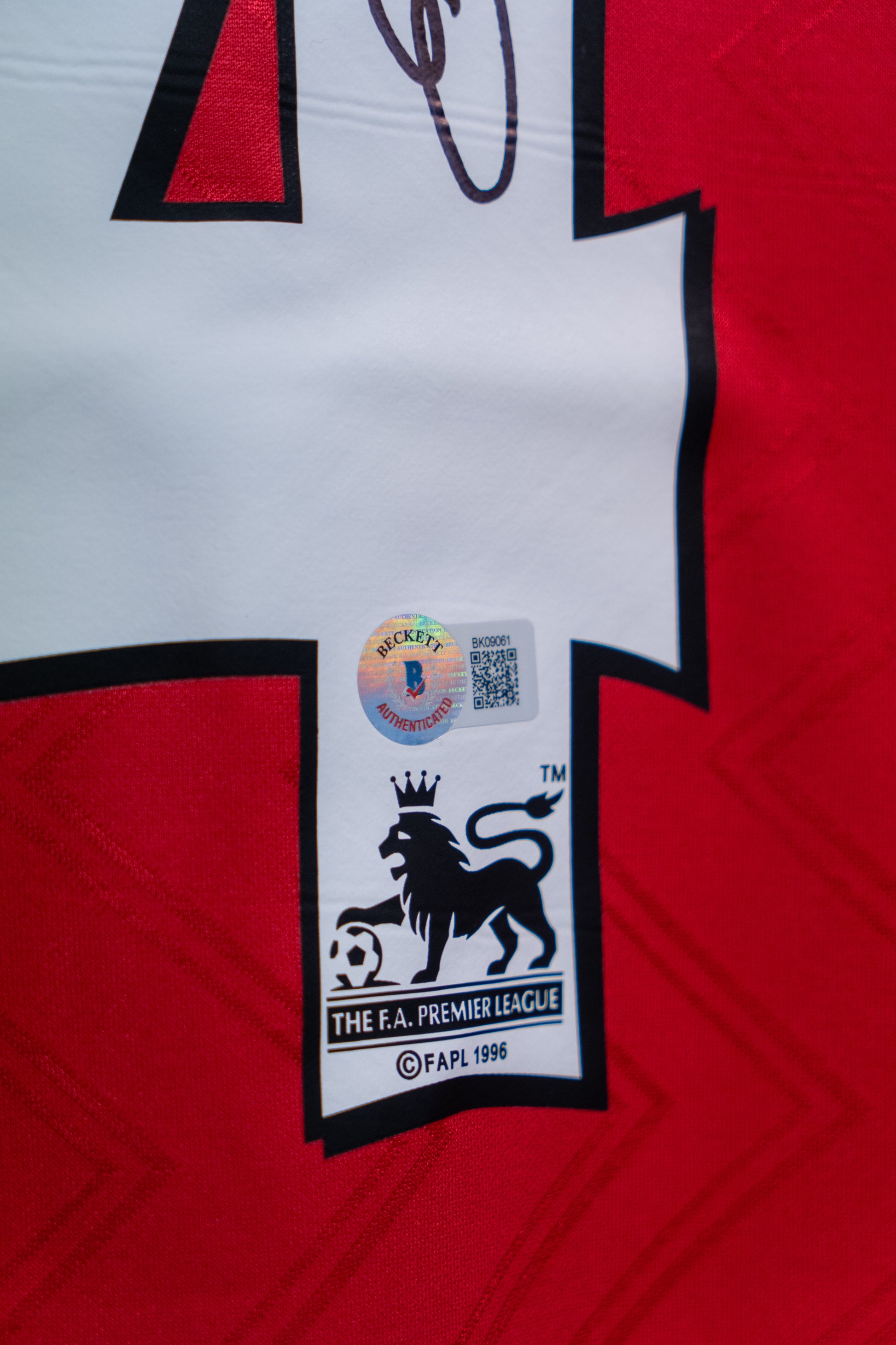 Signert Patrick Vieira Arsenal hjemmedrakt 96/98