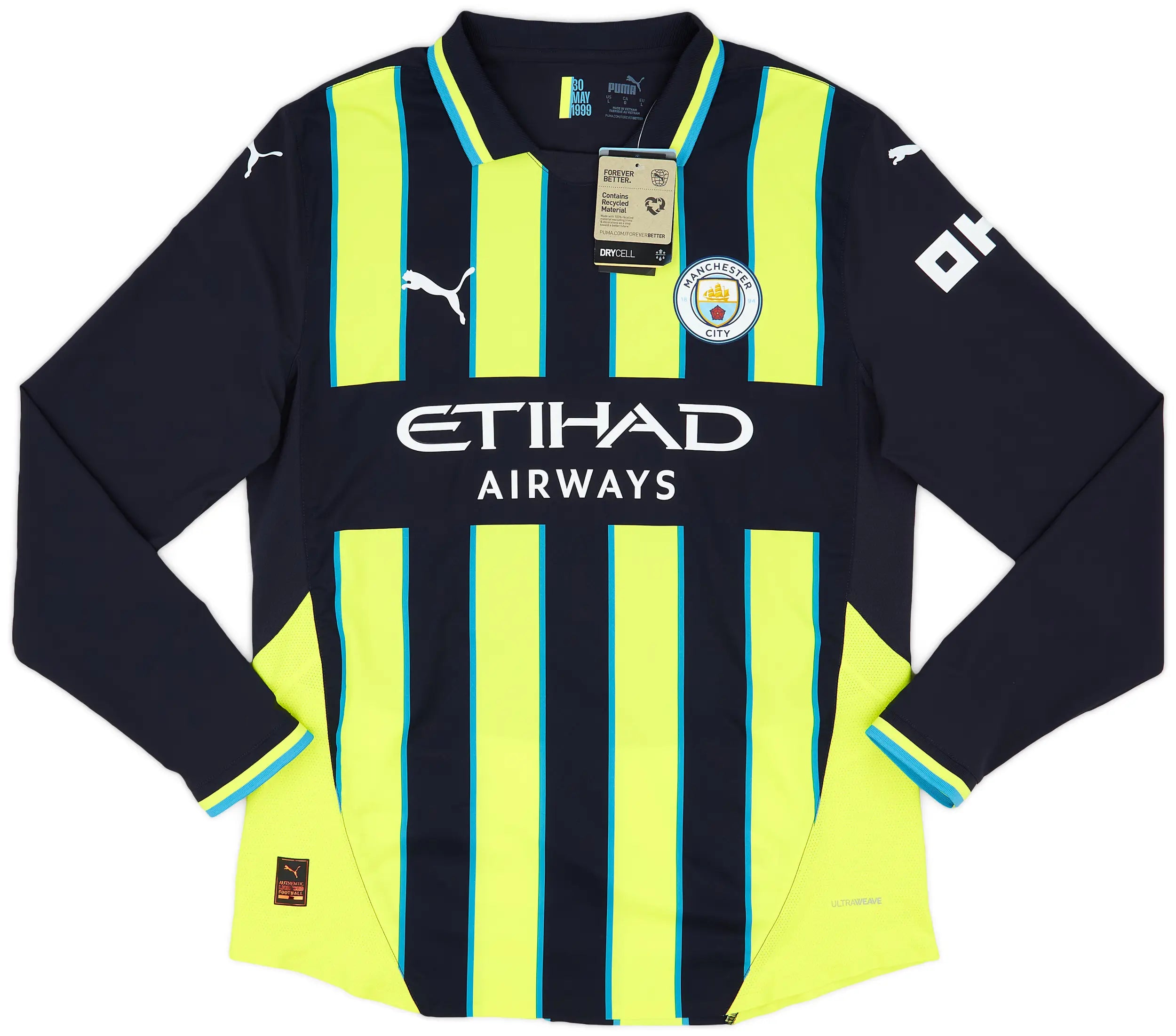 2024-25 Manchester City Borte Player Issue L/S drakt Foden #47