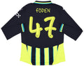 2024-25 Manchester City Borte Player Issue L/S drakt Foden #47