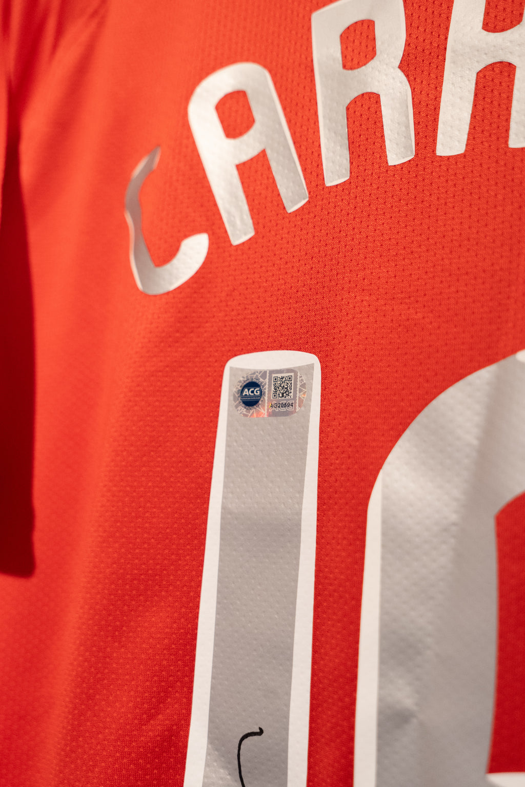 Michael Carrick Signert Manchester United drakt