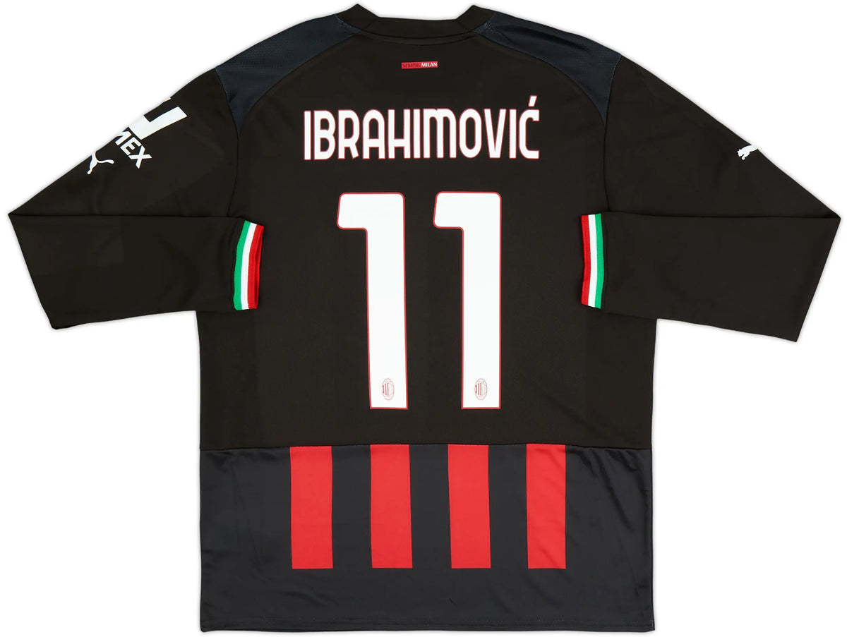 2022-23 AC Milan Hjemme L/S drakt Ibrahimovic #11