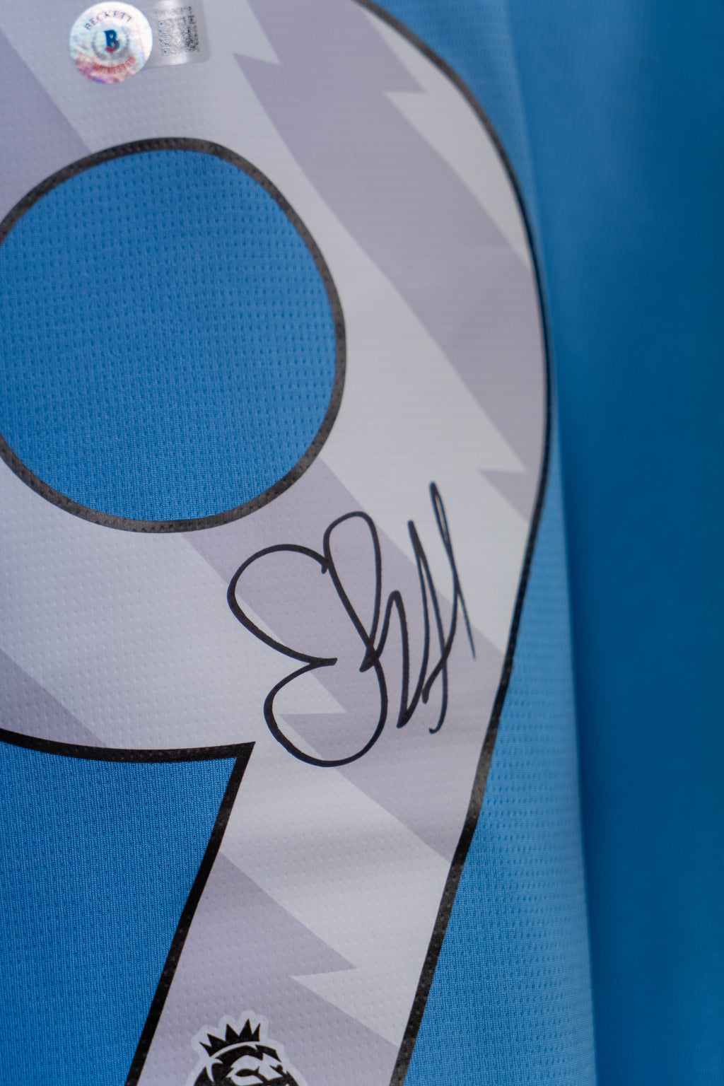 Signert Erling Braut Haaland Manchester City drakt