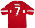 2025-26 Liverpool Hjemme Player Issue L/S drakt Wirtz #7