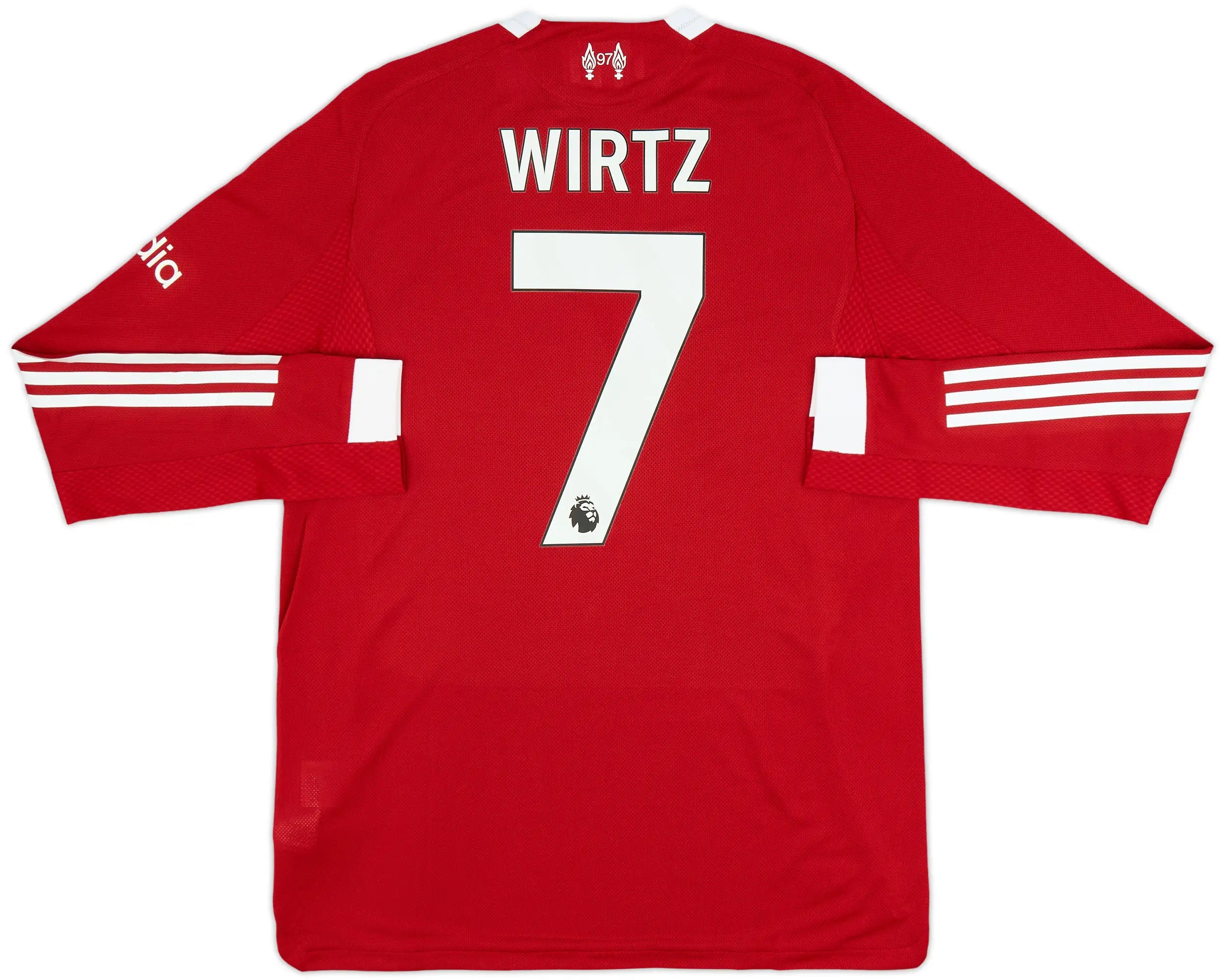 2025-26 Liverpool Hjemme Player Issue L/S drakt Wirtz #7