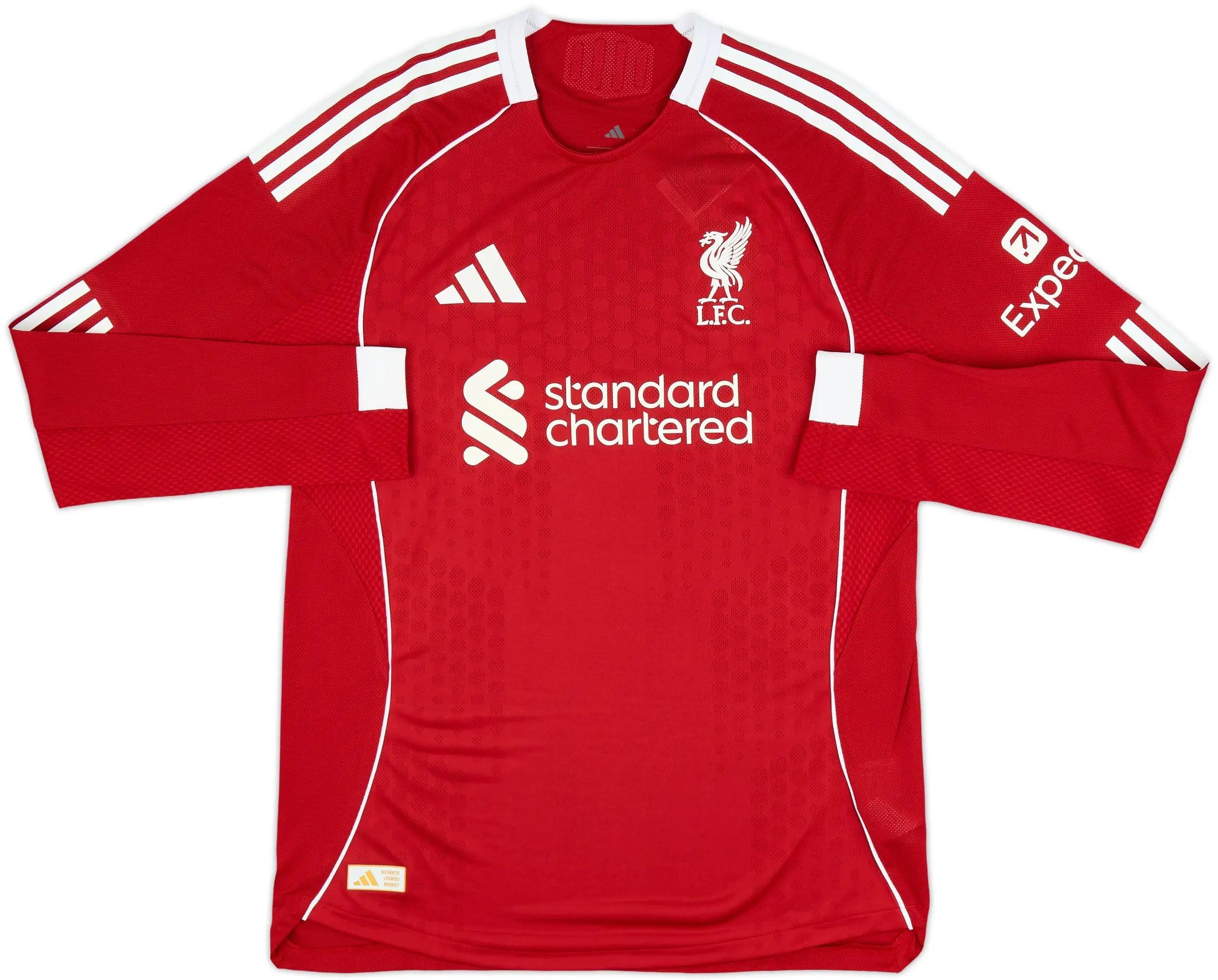 2025-26 Liverpool Hjemme Player Issue L/S drakt Wirtz #7