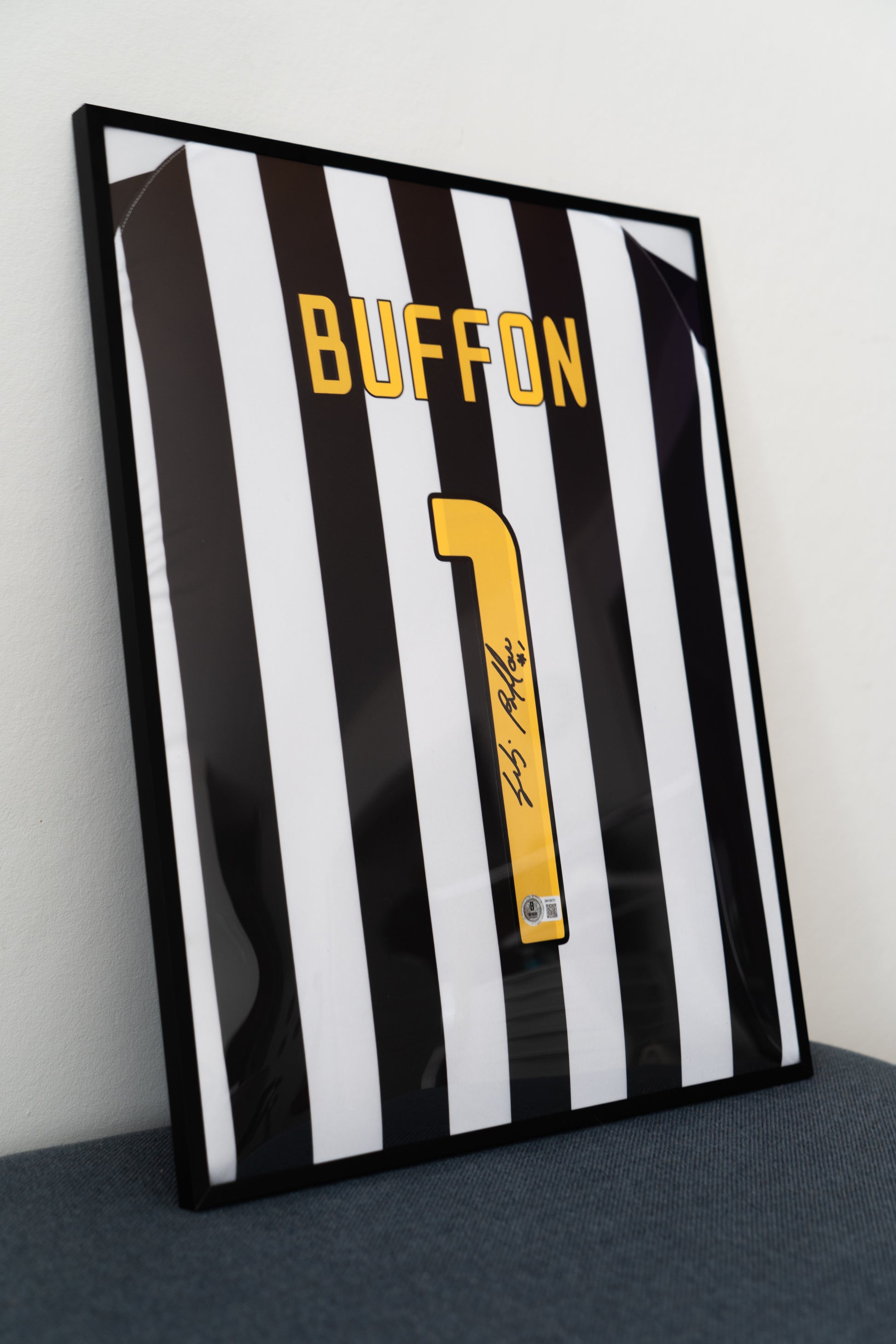 Signert innrammet Buffon juventus hjemmedrakt 03/04