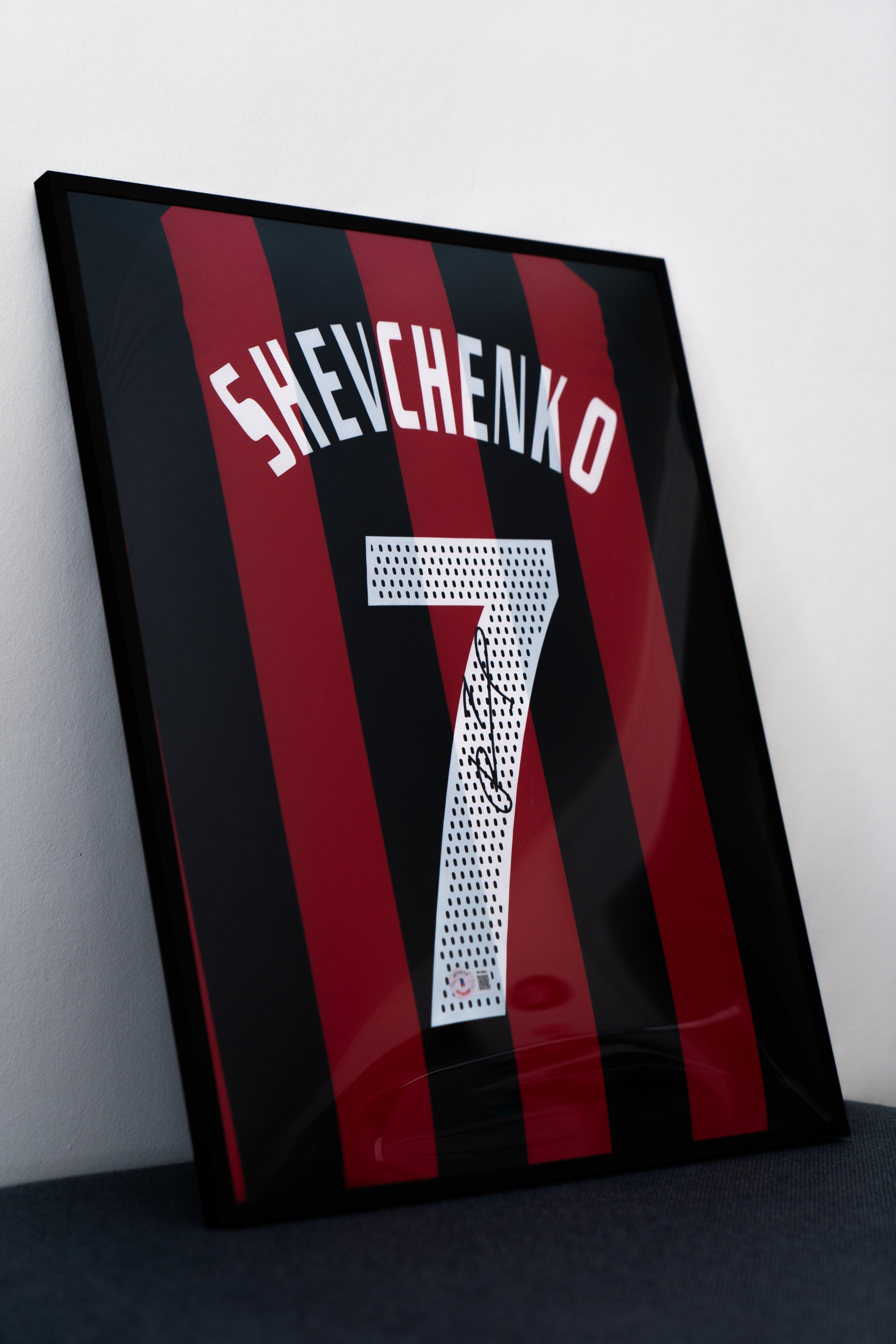 Signert Shevchenko AC Milan hjemmedrakt