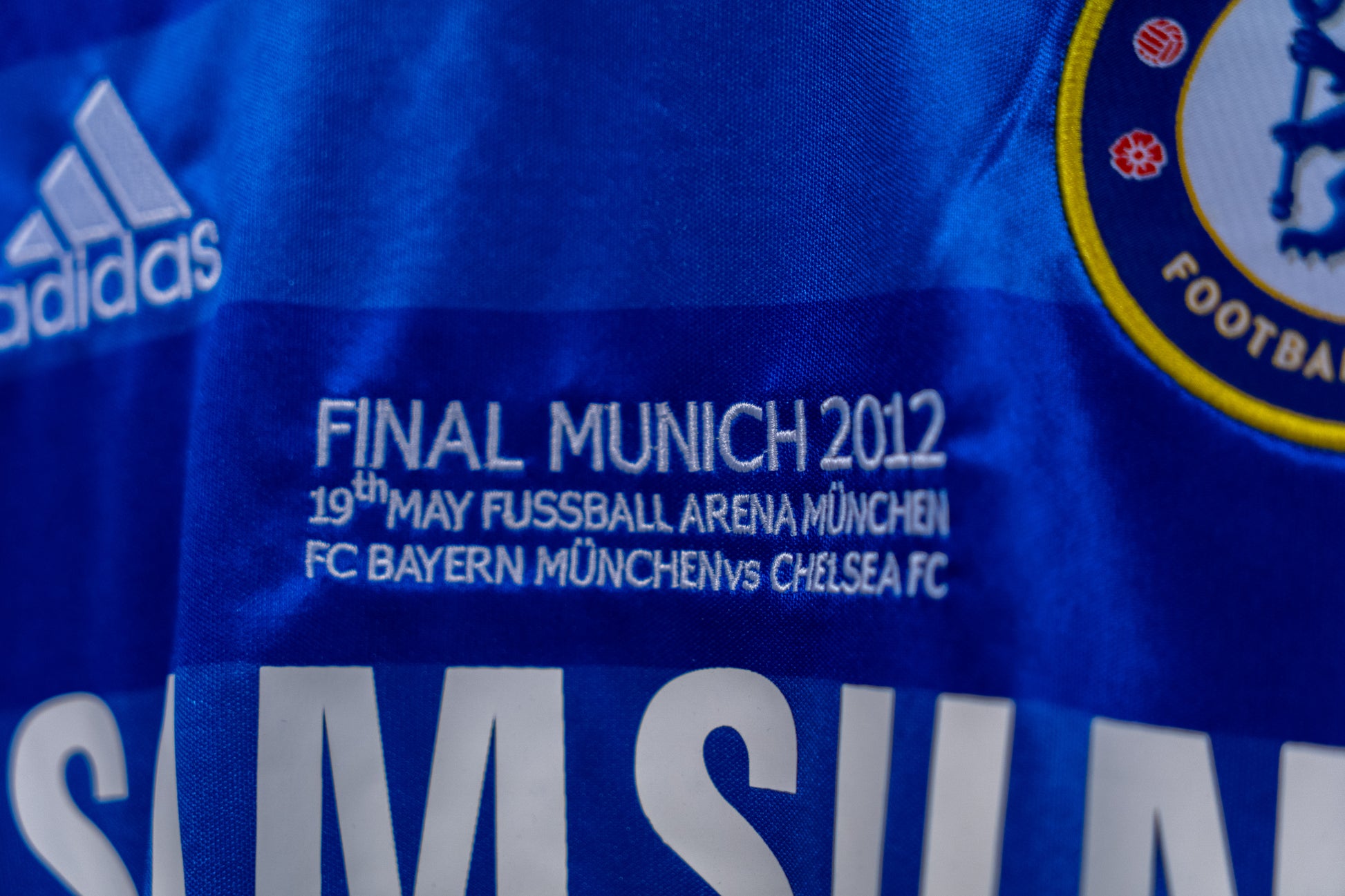 Signert Lampard Chelsea drakt - CL Finale Munich 2012
