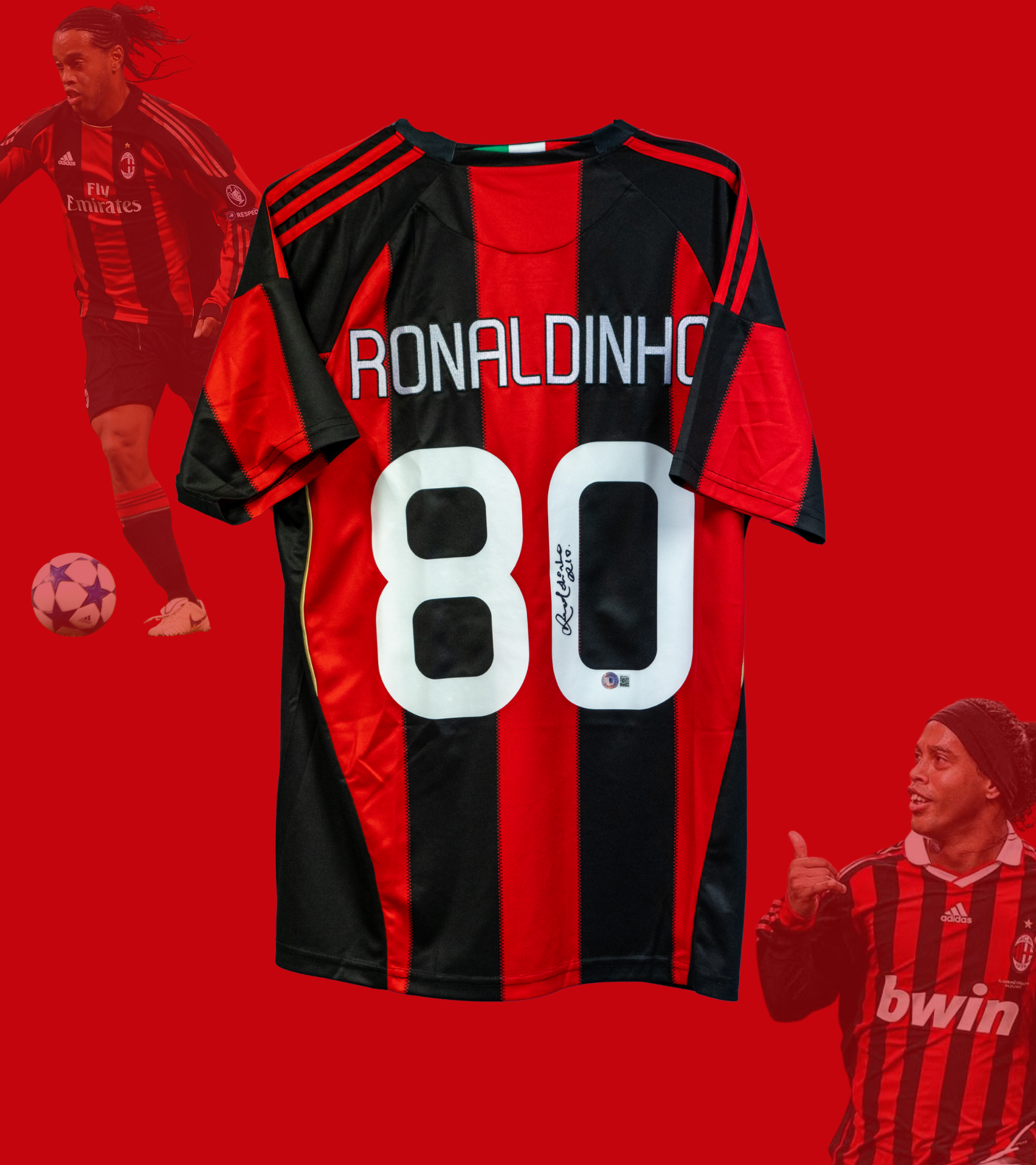 Signert Ronaldinho Milan hjemme 2010/11
