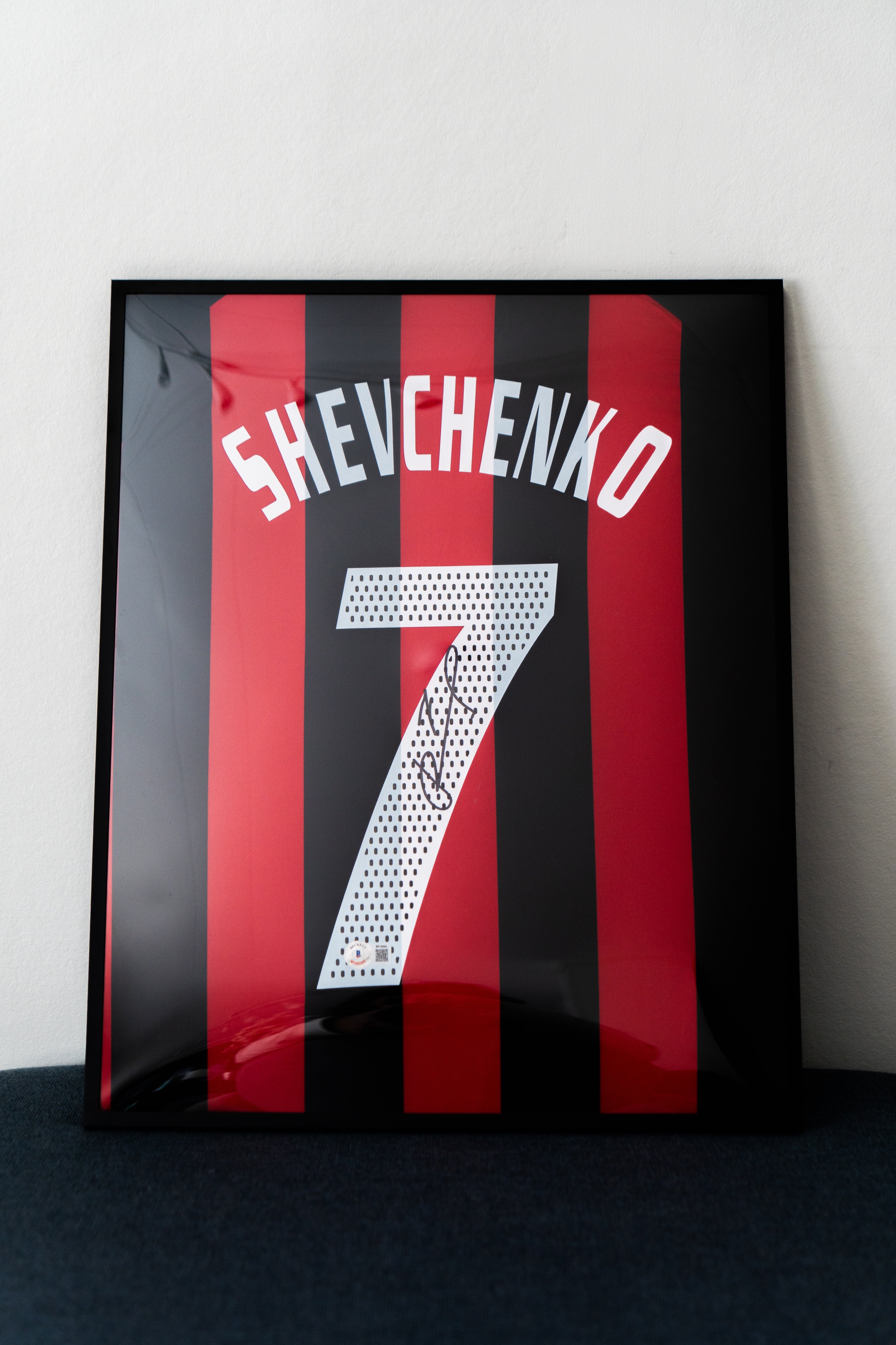 Signert Shevchenko AC Milan hjemmedrakt