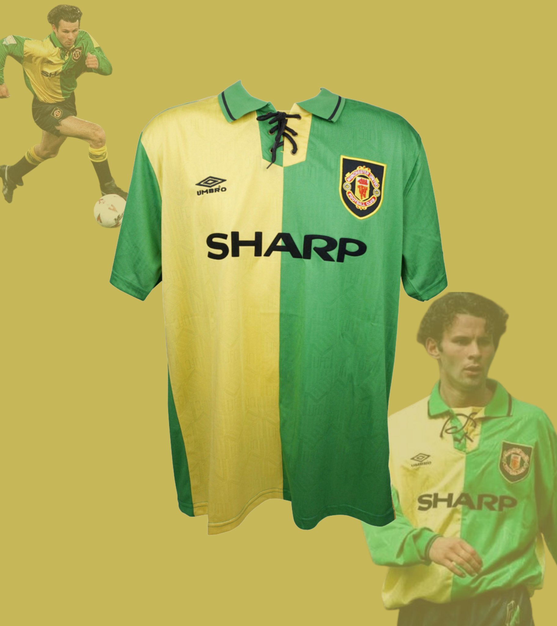 Signert Ryan Giggs Manchester United drakt