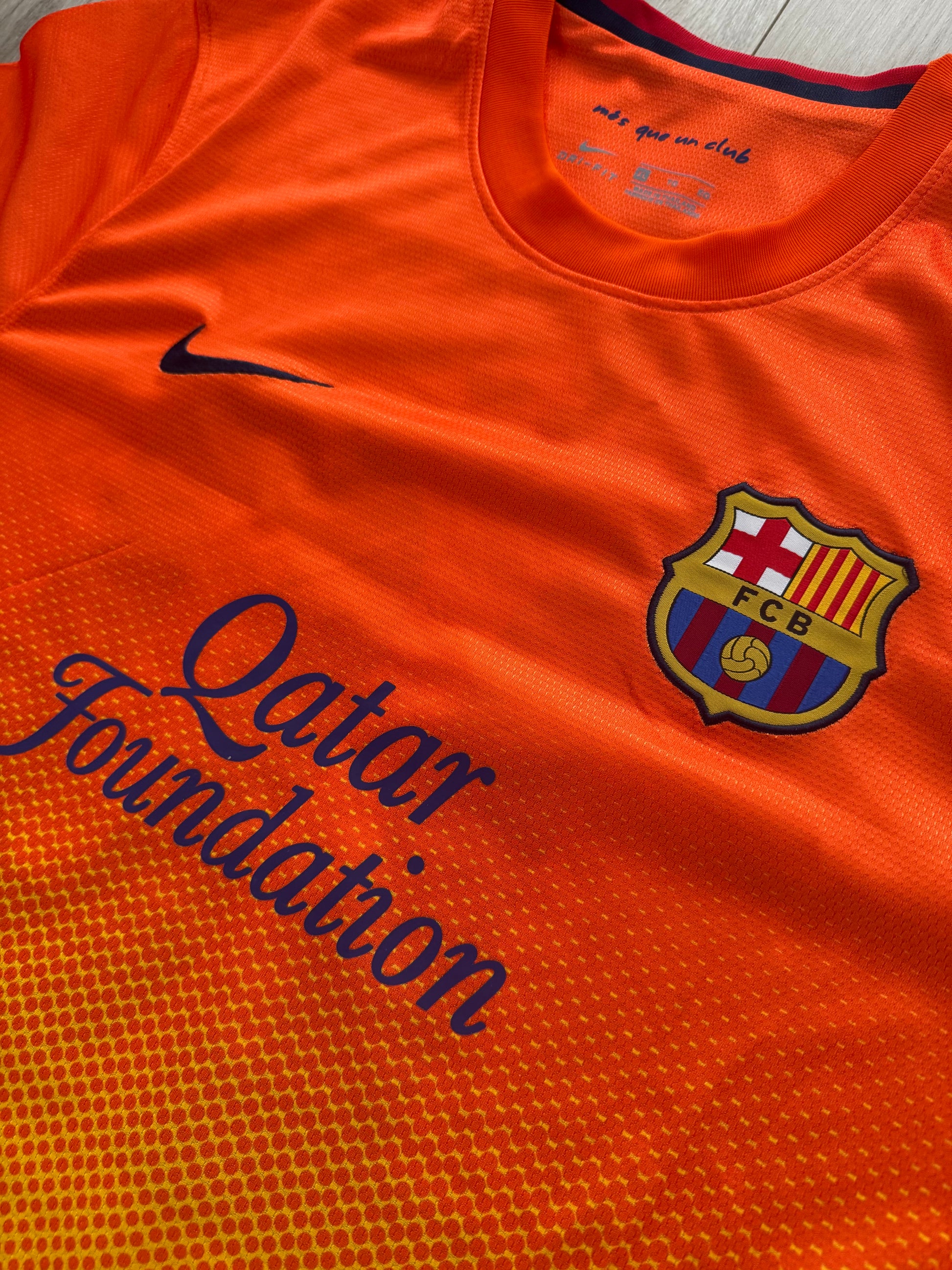 Signert Innrammet Messi Barcelona bortedrakt 12/13