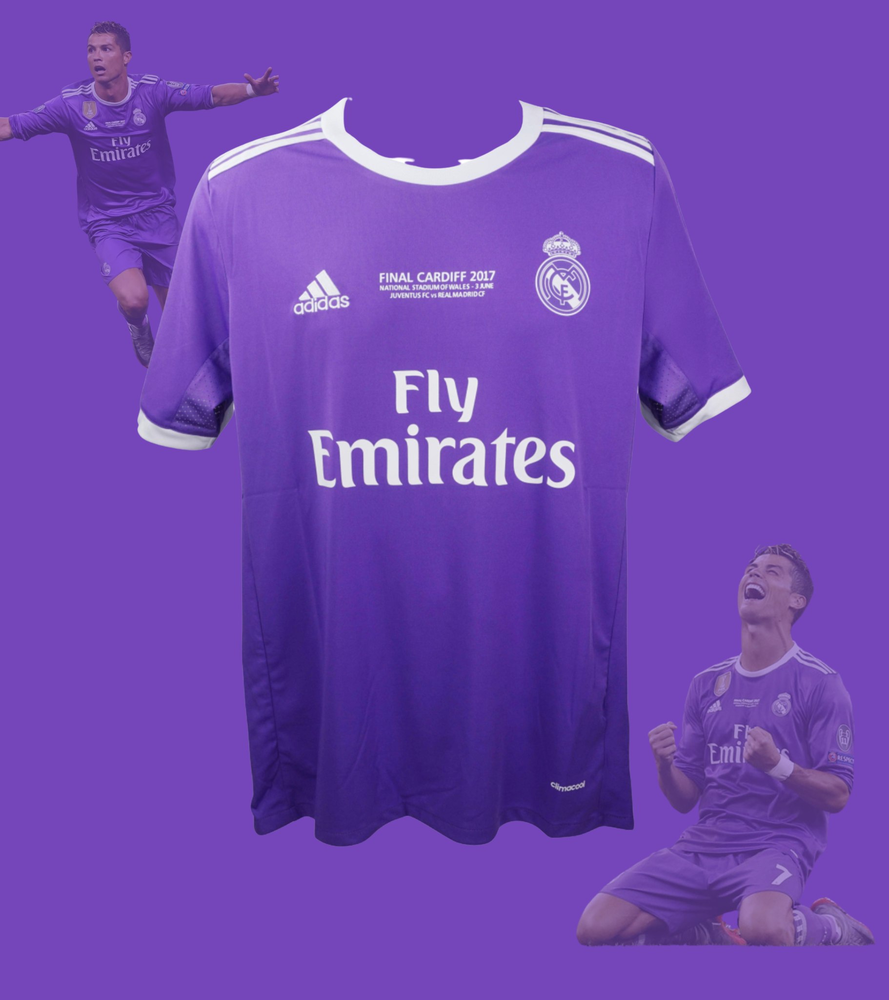 Signert Cristiano Ronaldo Real Madrid drakt - CL Finale 2017