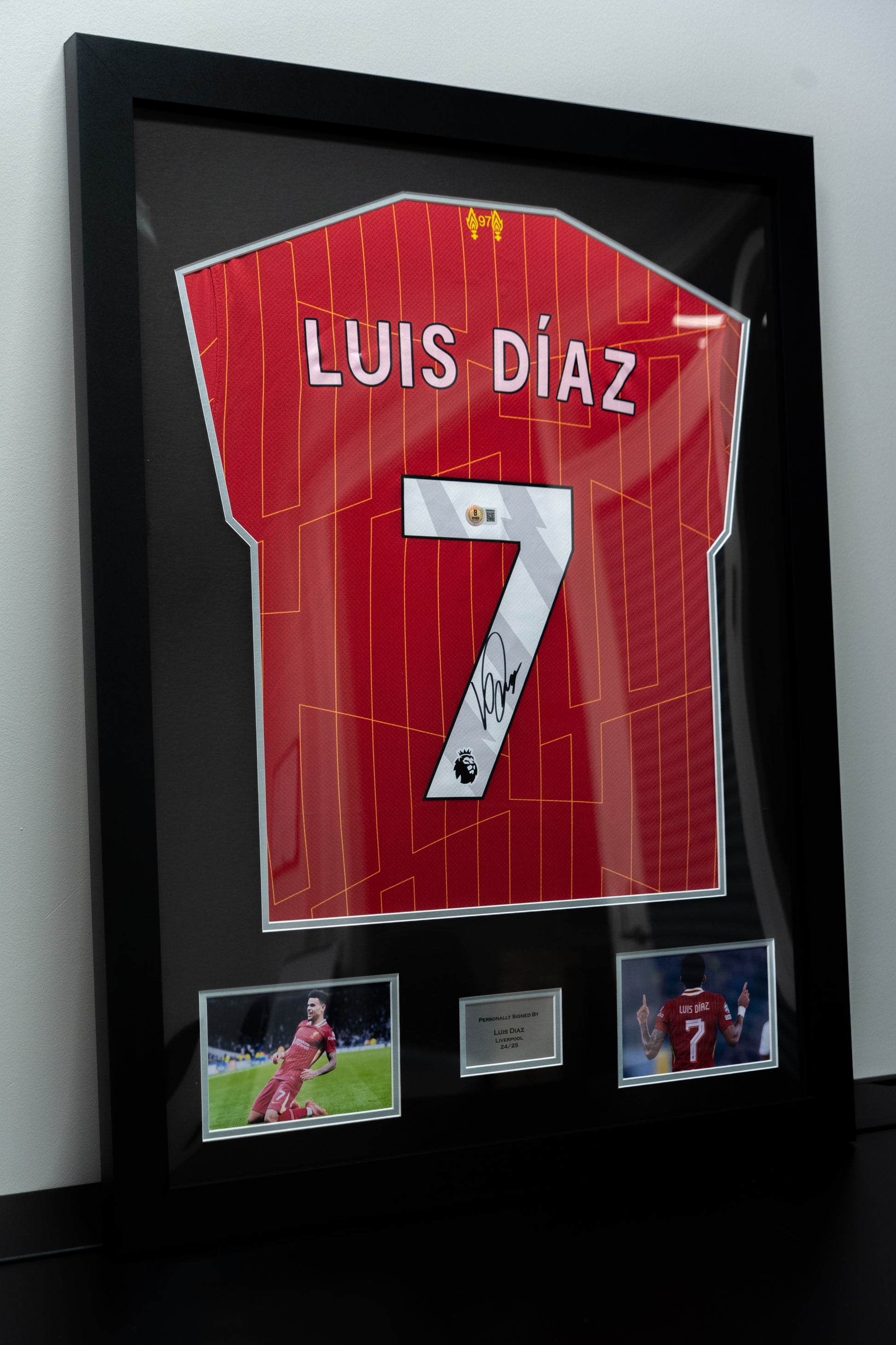 Signert Luis Diaz Liverpool Drakt