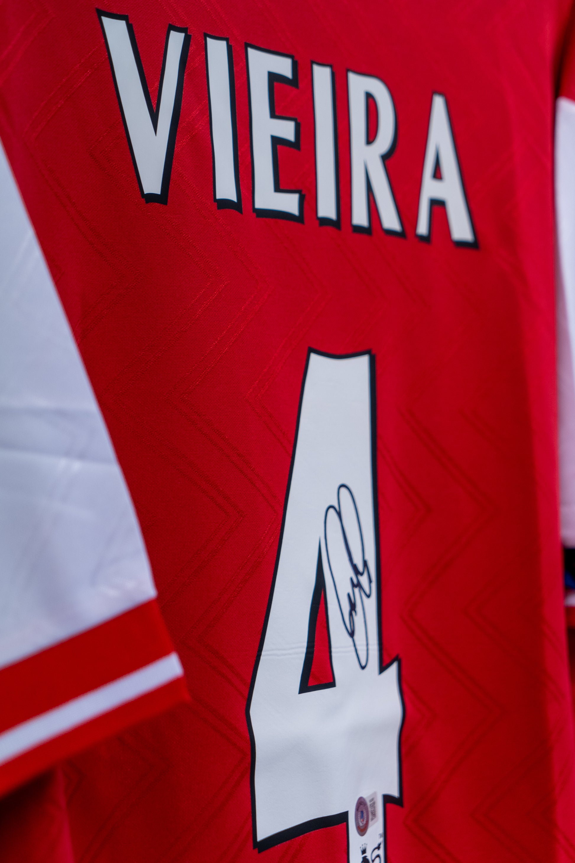 Signert Patrick Vieira Arsenal hjemmedrakt 96/98