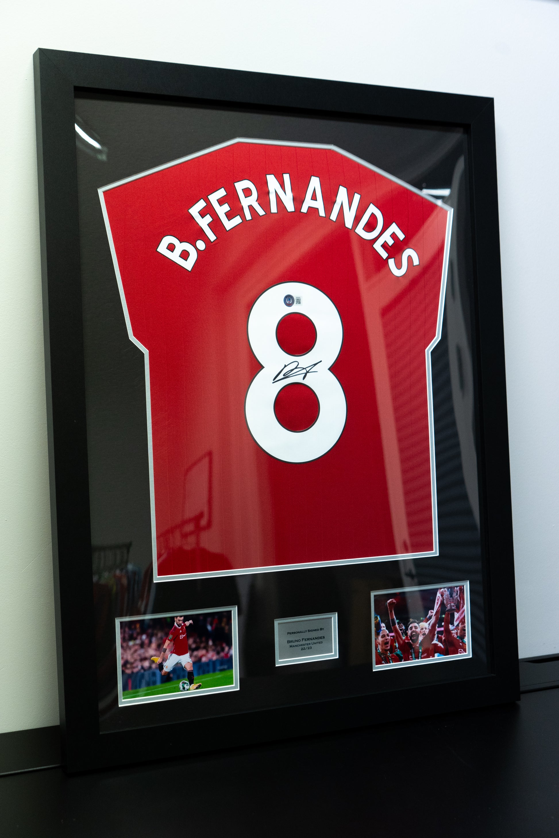 Signert Bruno Fernandes Man Utd 22/23 Hjemmedrakt