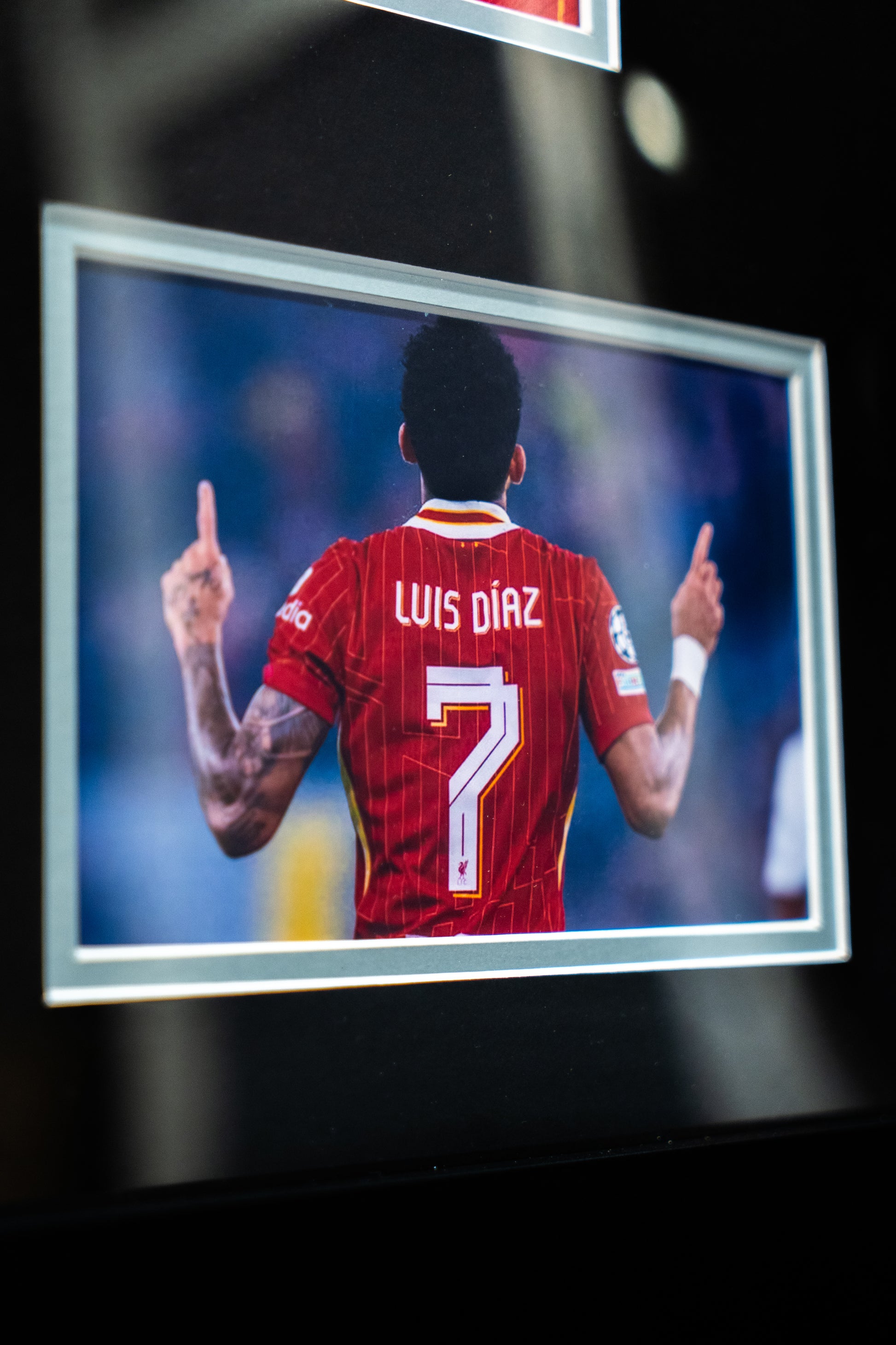 Signert Luis Diaz Liverpool Drakt