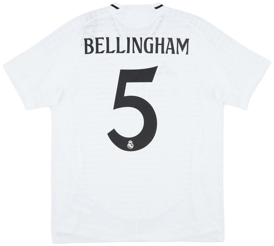 2024-25 Real Madrid Hjemme Player Issue drakt Bellingham #5