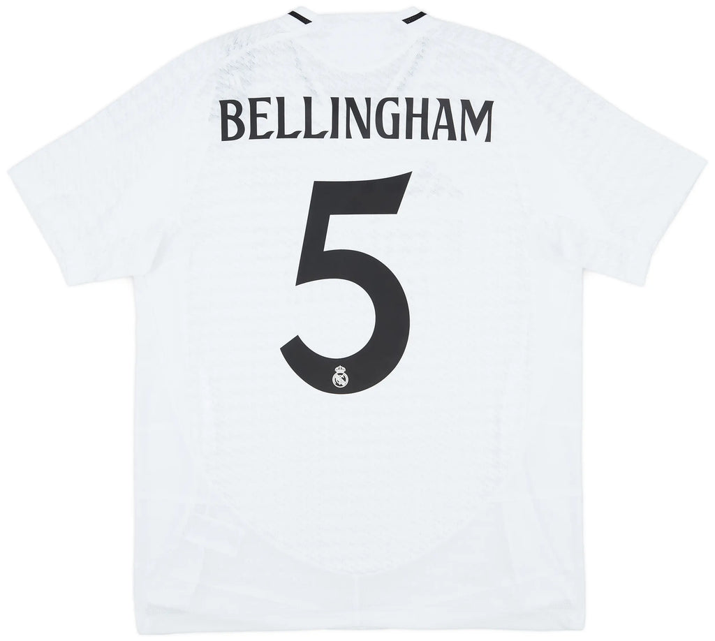 2024-25 Real Madrid Hjemme Player Issue drakt Bellingham #5