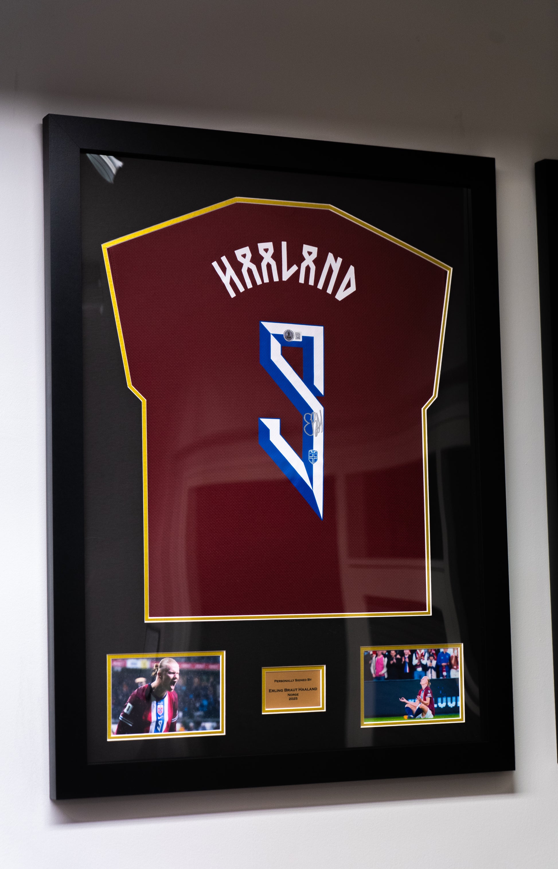 Signert Erling Braut Haaland Norge drakt