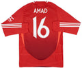 2024-25 Manchester United Hjemme Player Issue L/S drakt Amad #16