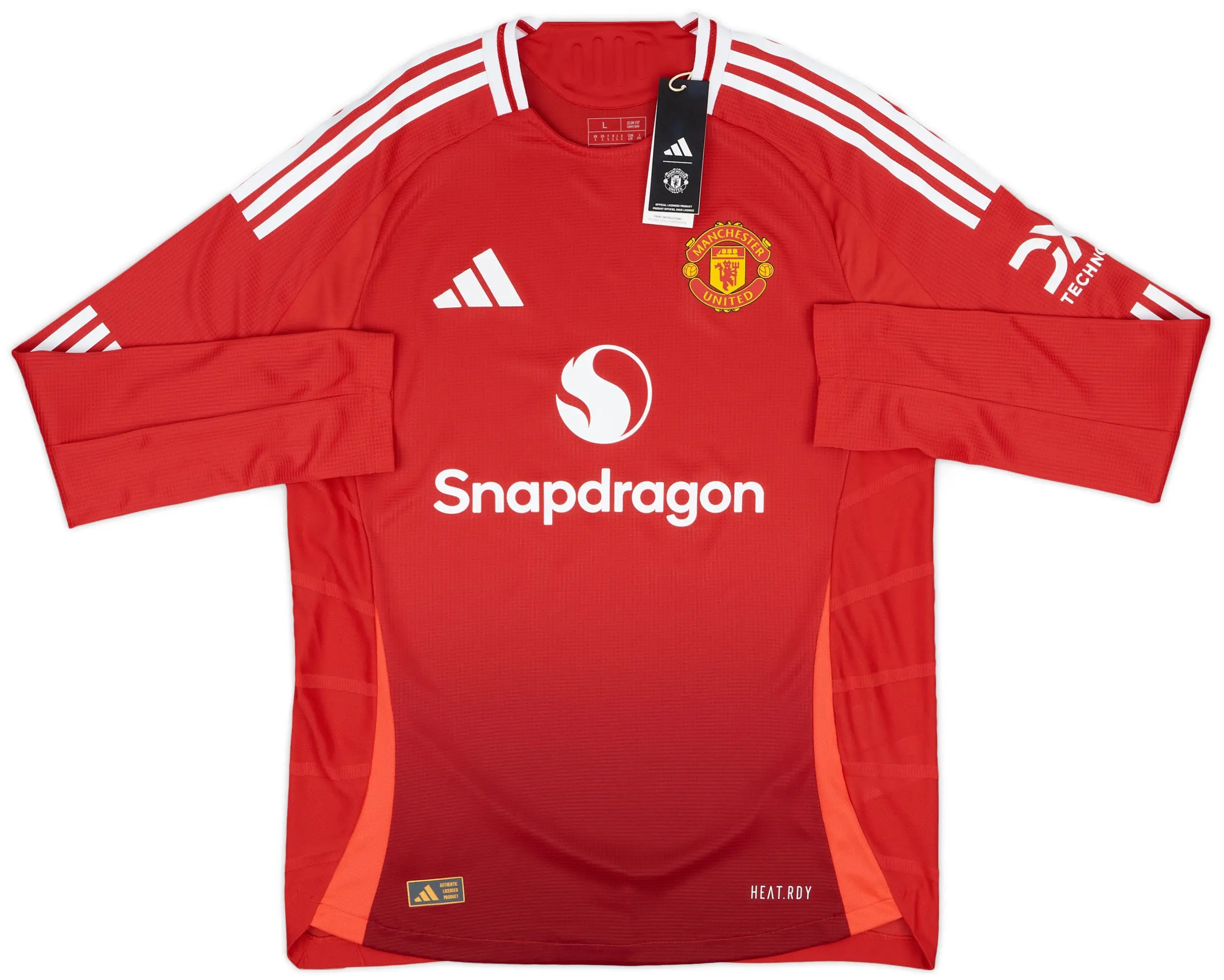 2024-25 Manchester United Hjemme Player Issue L/S drakt Amad #16