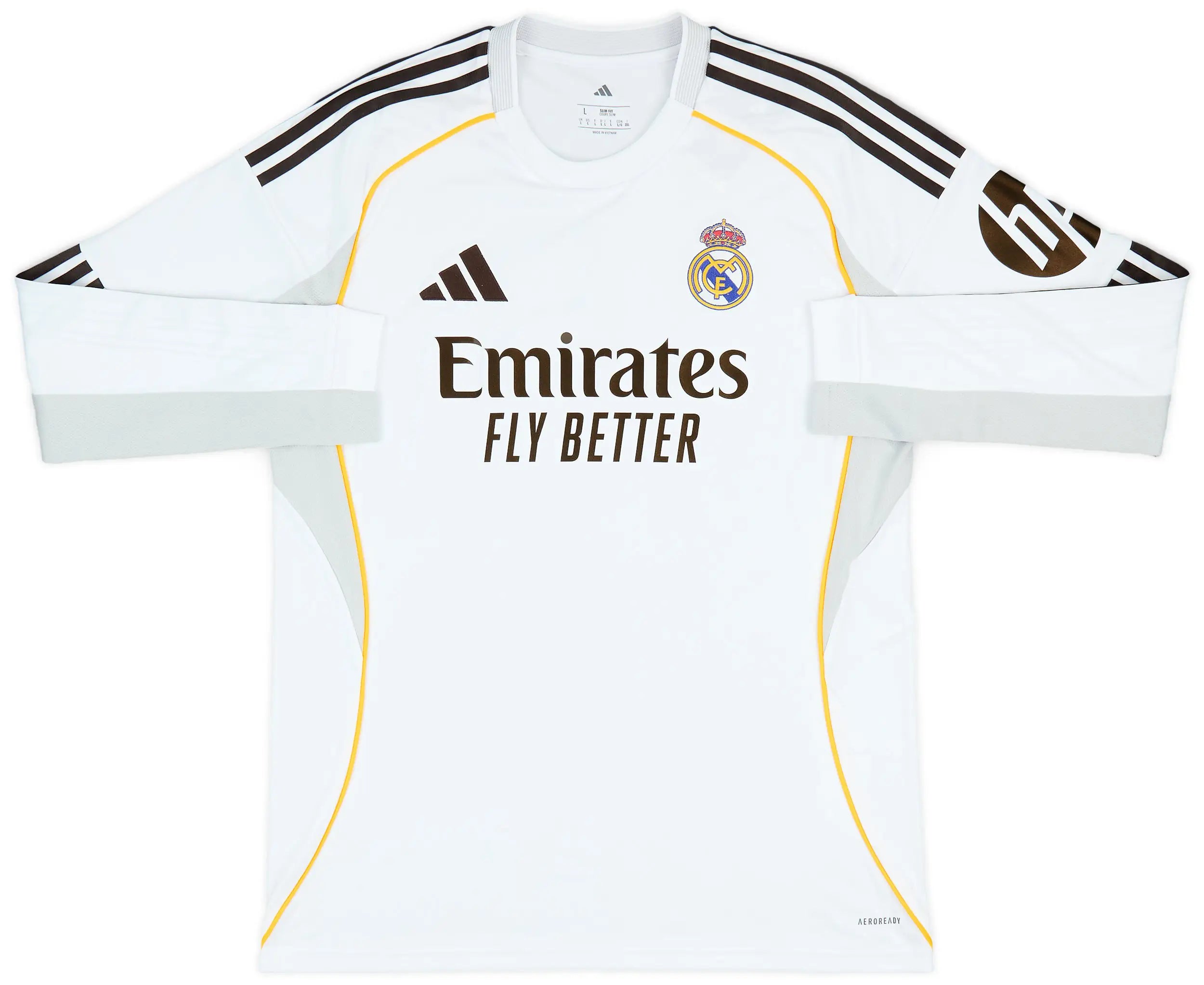 2025-26 Real Madrid Hjemme L/S drakt Mbappe #10
