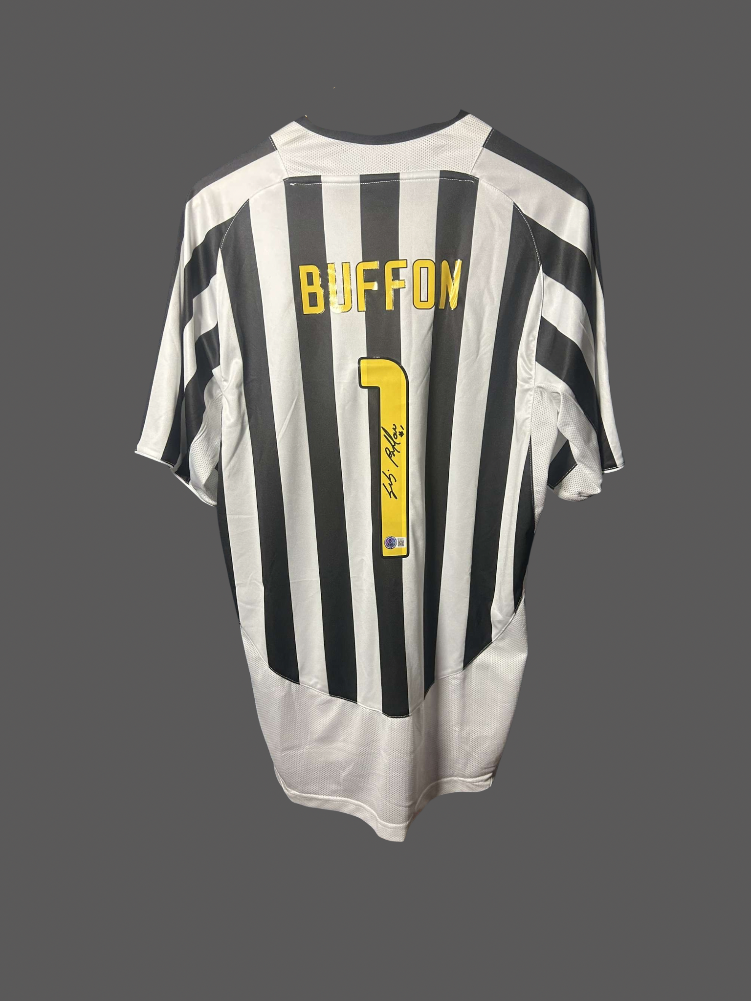 Signert innrammet Buffon juventus hjemmedrakt 03/04