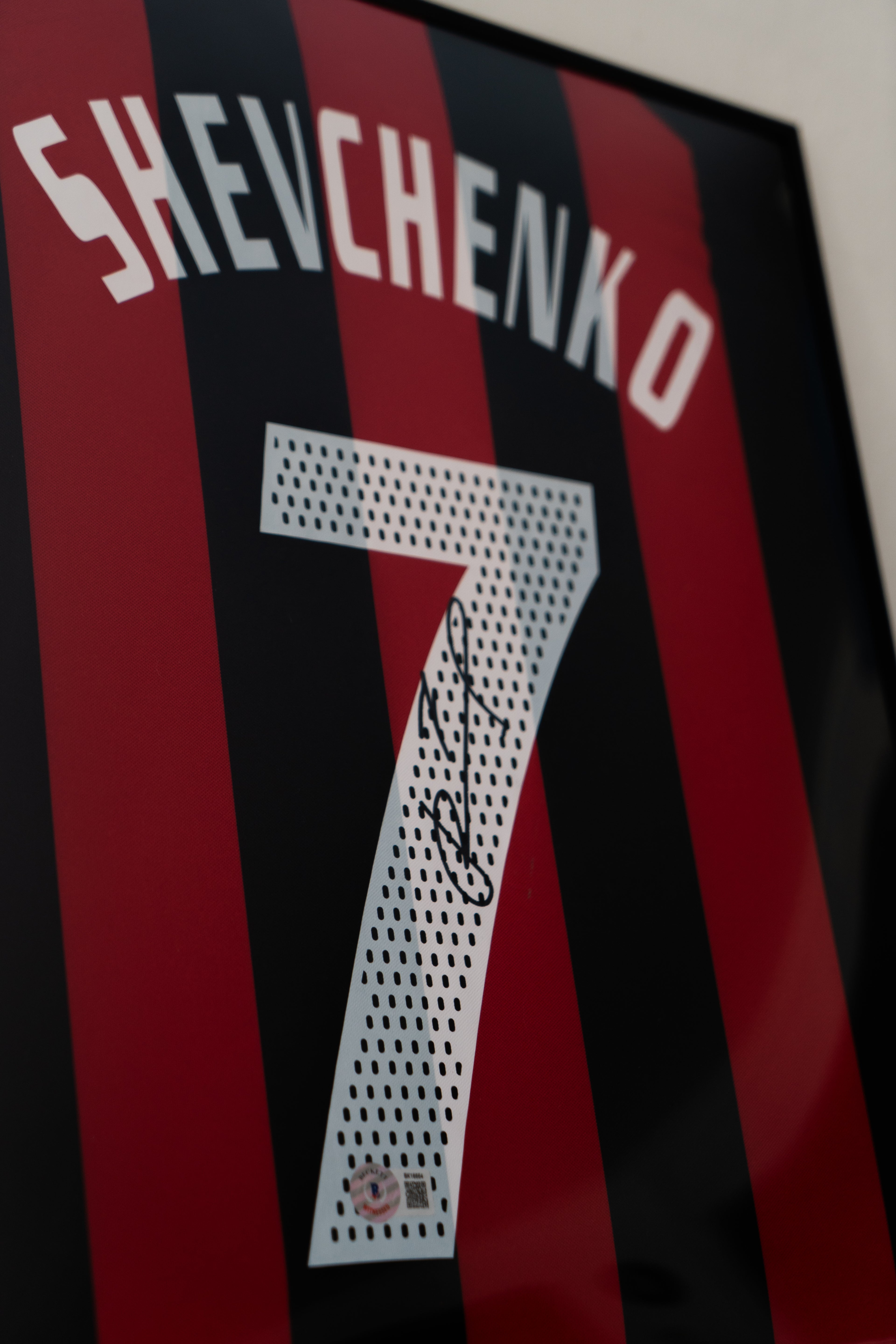 Signert Shevchenko AC Milan hjemmedrakt