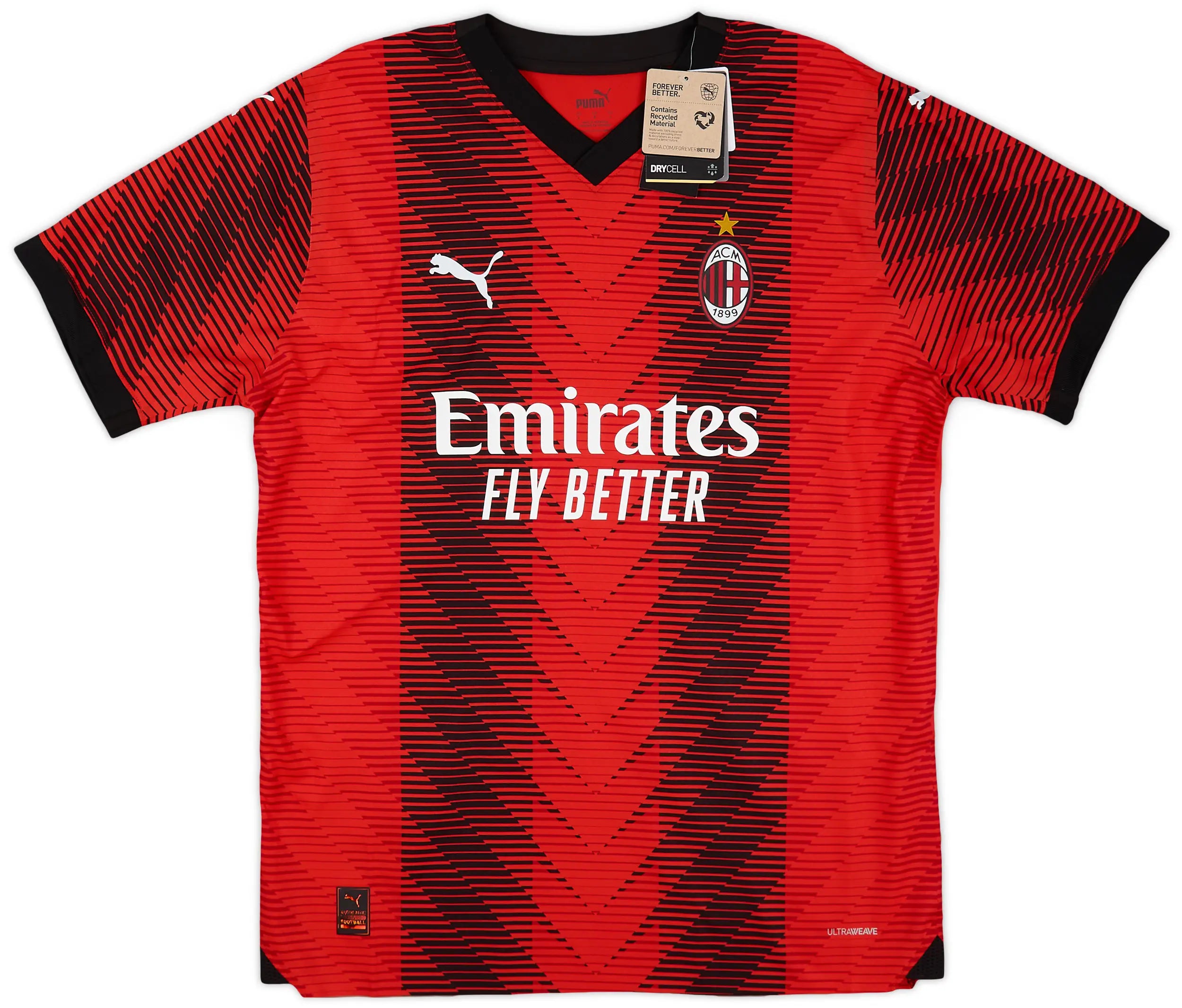 2023-24 AC Milan Hjemme Player Issue drakt Pulisic #11