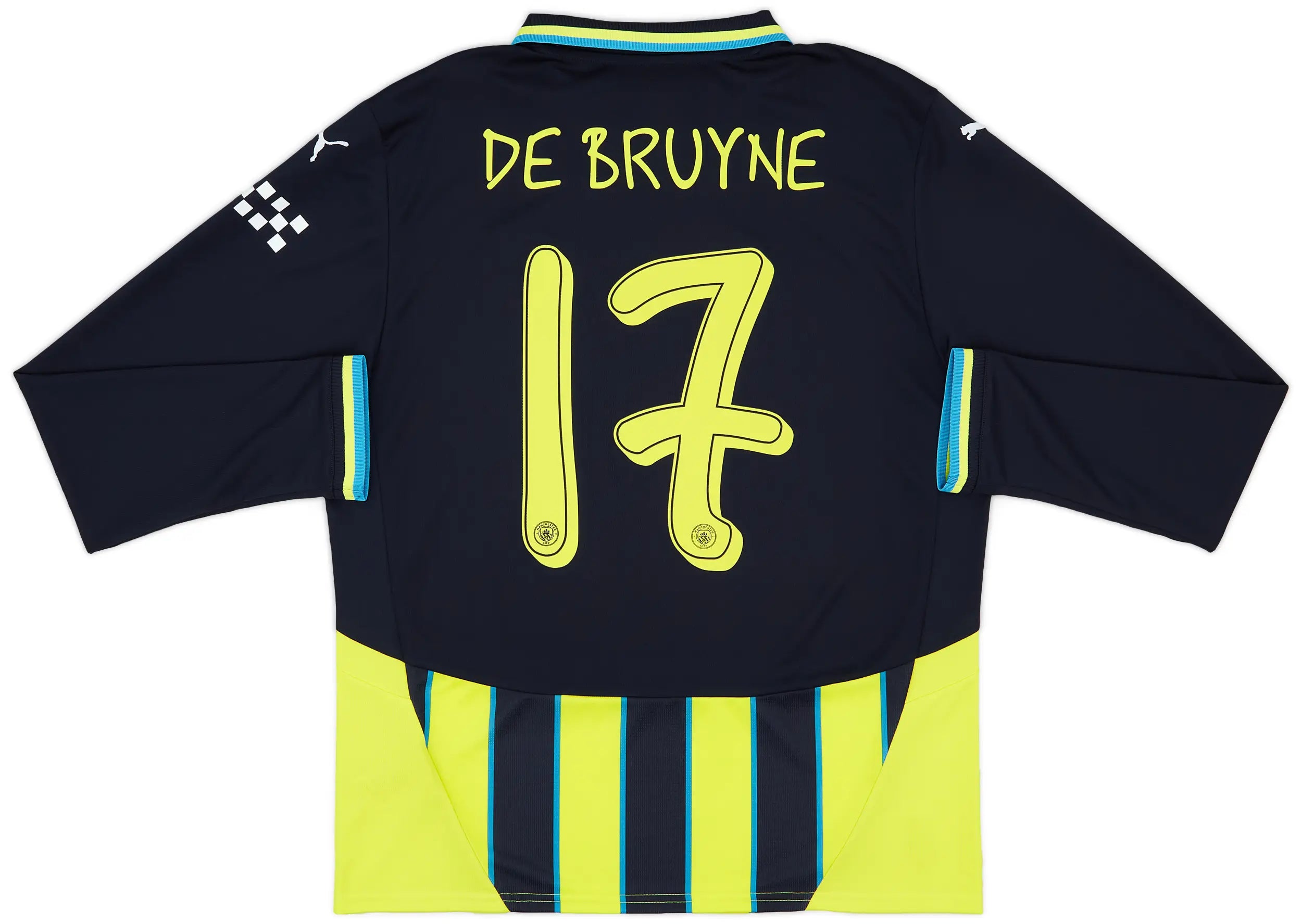2024-25 Manchester City Borte L/S drakt De Bruyne #17