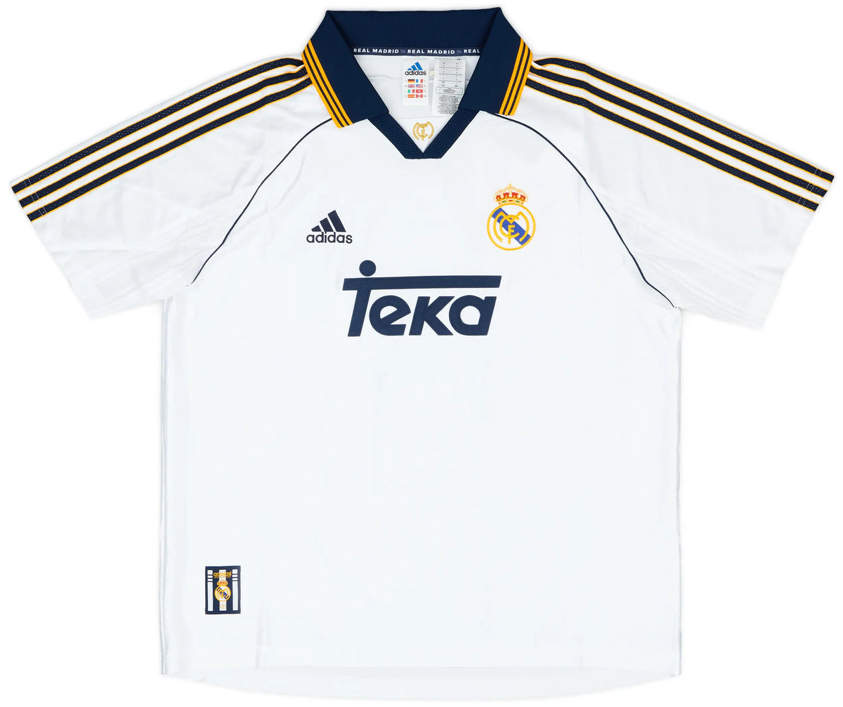 1999-00 Real Madrid adidas Reissue Hjemme drakt Guti #14