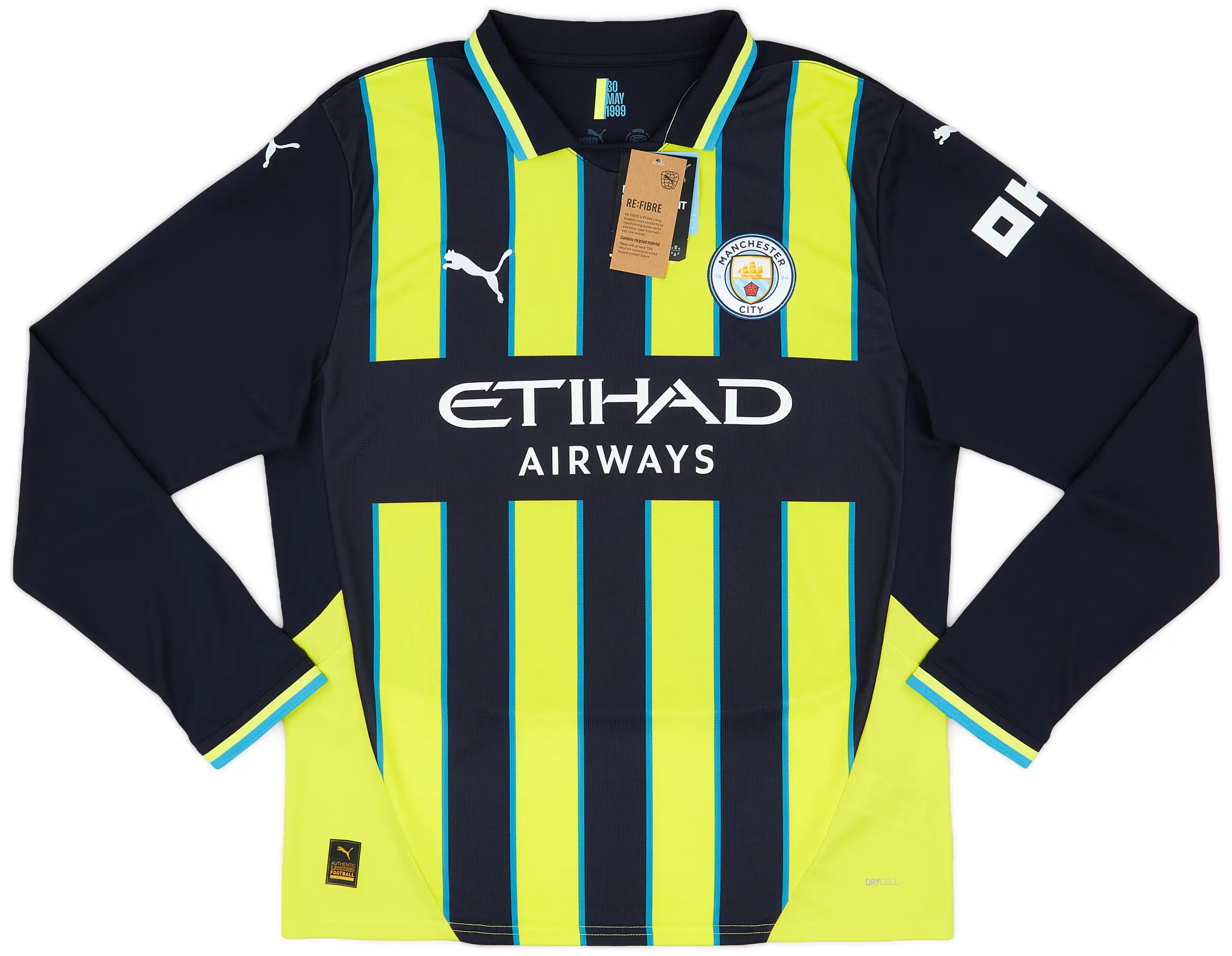 2024-25 Manchester City Borte L/S drakt De Bruyne #17