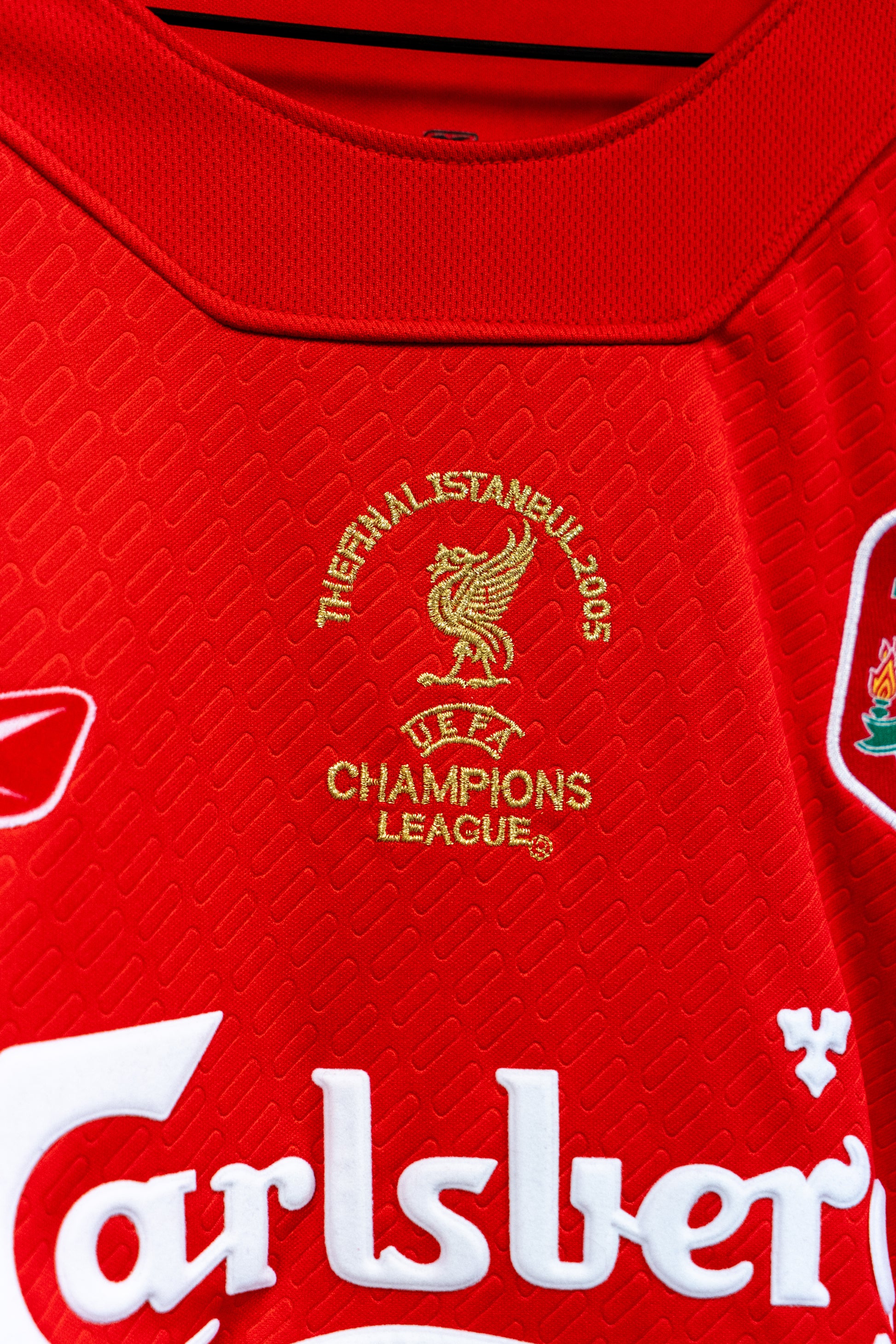 Signert Steven Gerrard Liverpool drakt - CL Finale Instanbul 2005