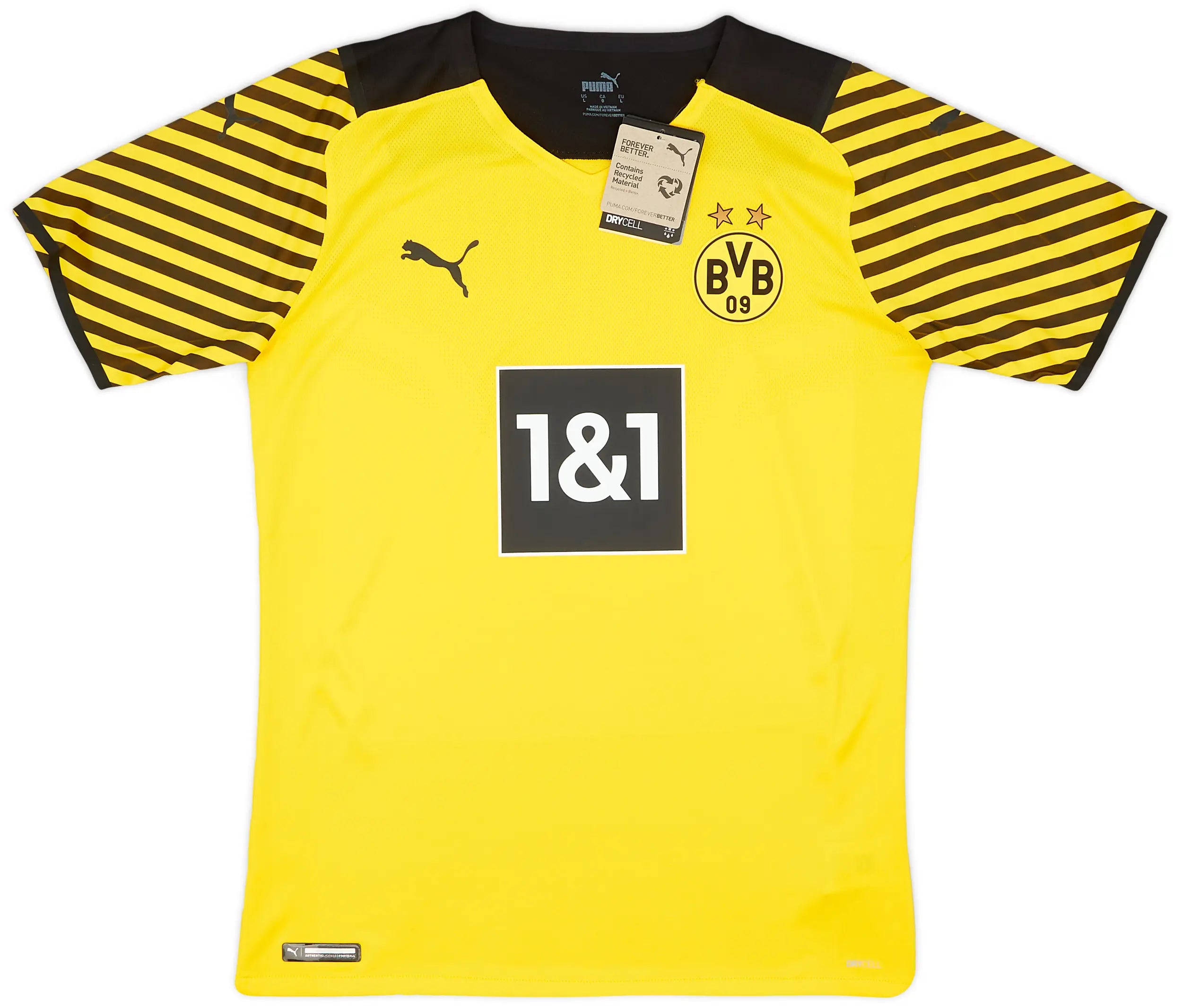 2021-22 Borussia Dortmund Hjemme Player Issue drakt
