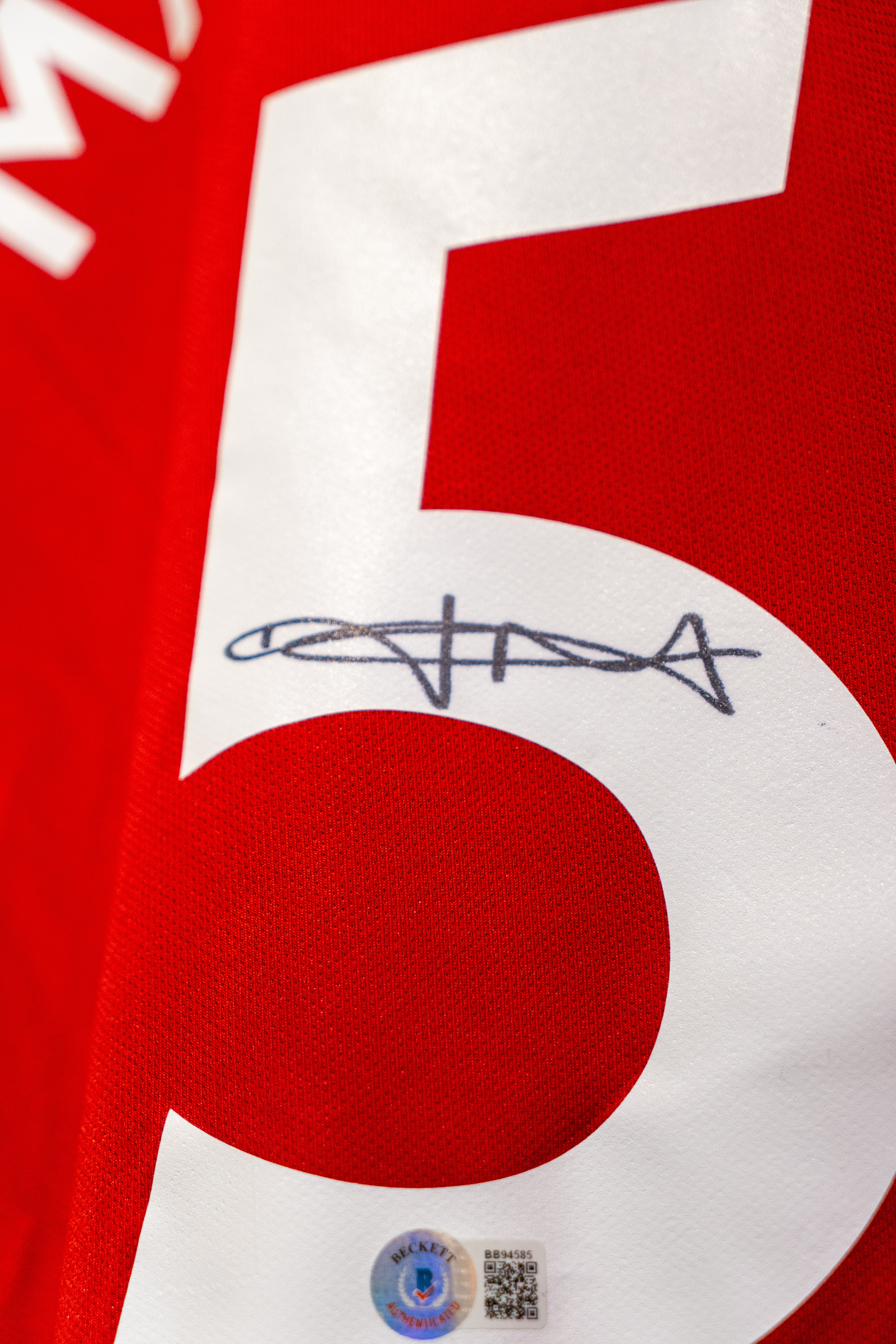 Harry Maguire Signert Manchester United hjemmedrakt 25/26