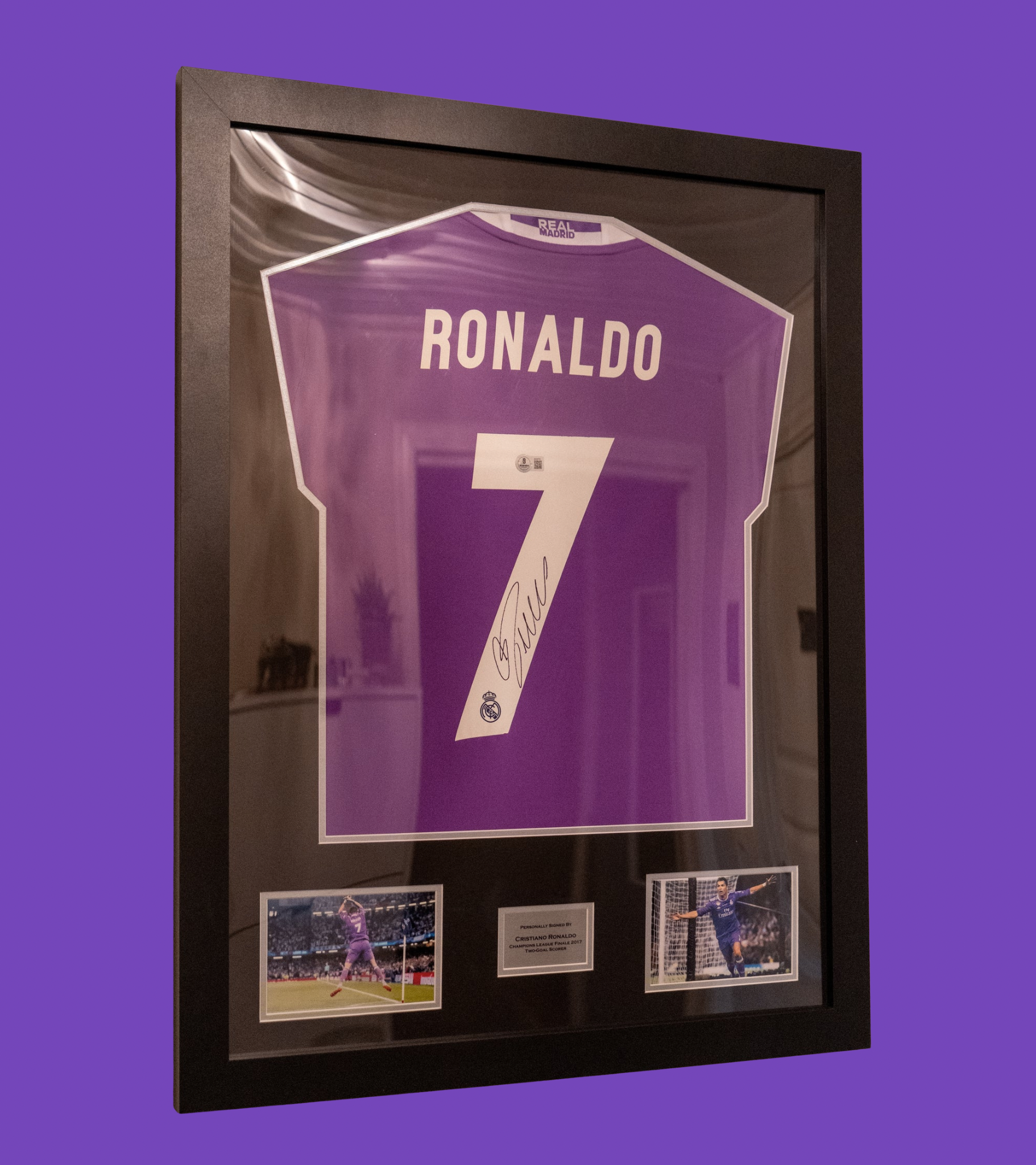 Cristiano Ronaldo Signert  Real Madrid drakt - CL Finale 2017