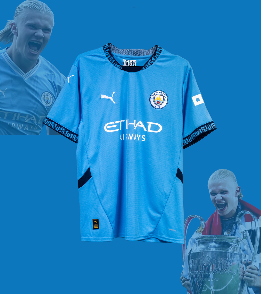 Signert Erling Braut Haaland Manchester City drakt