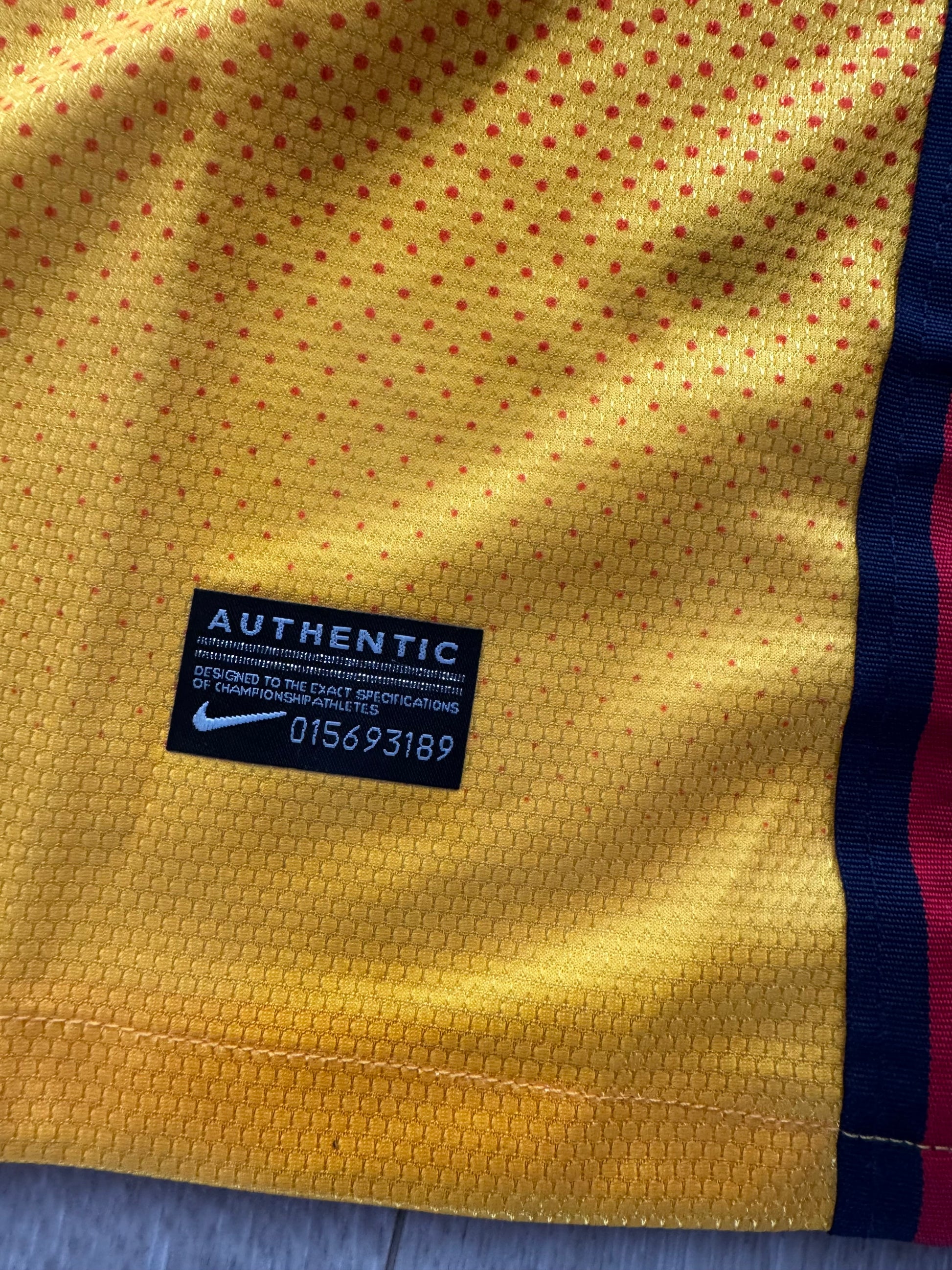 Signert Innrammet Messi Barcelona bortedrakt 12/13