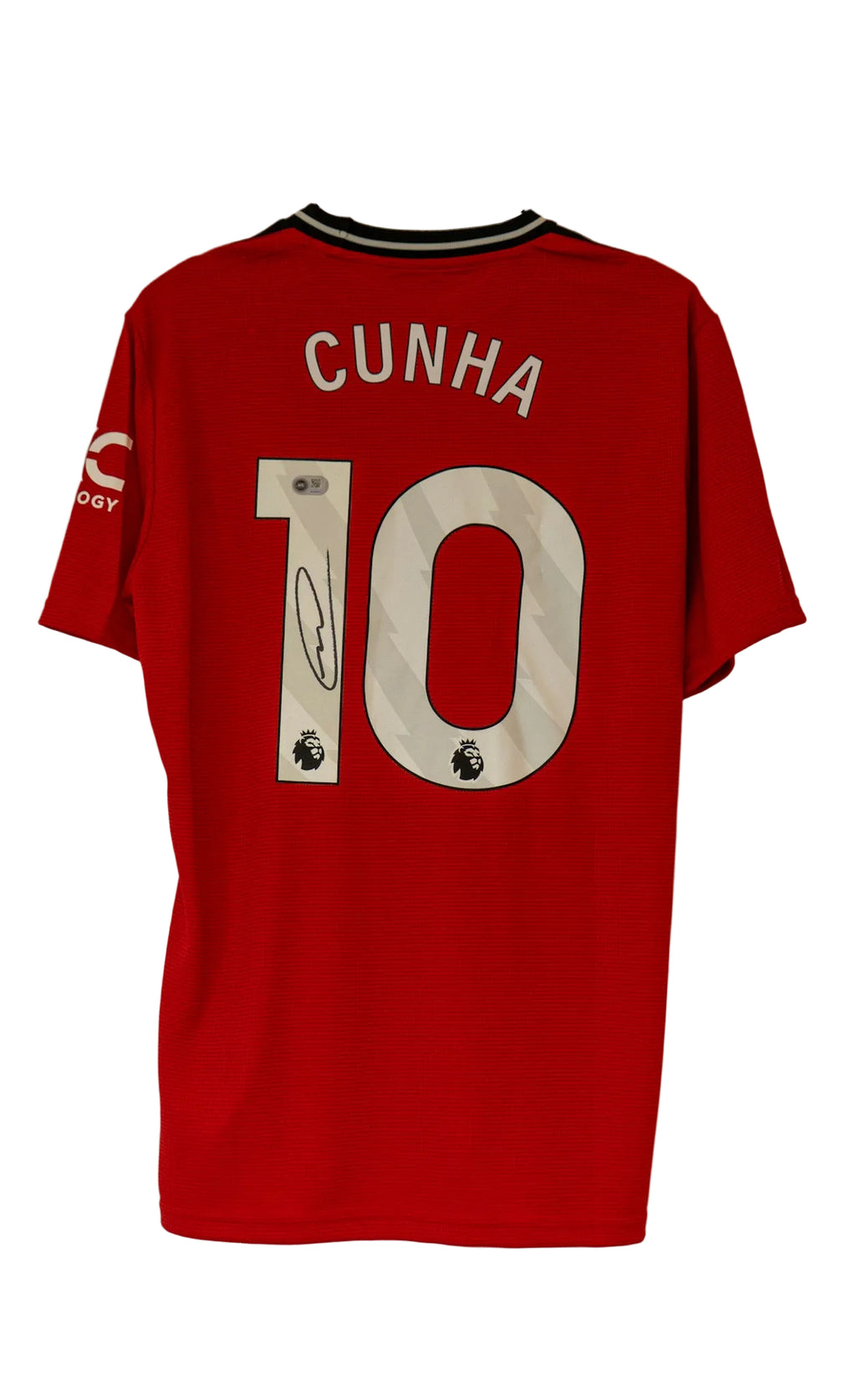 Matheus Cunha Signert Manchester United hjemmedrakt 25/26