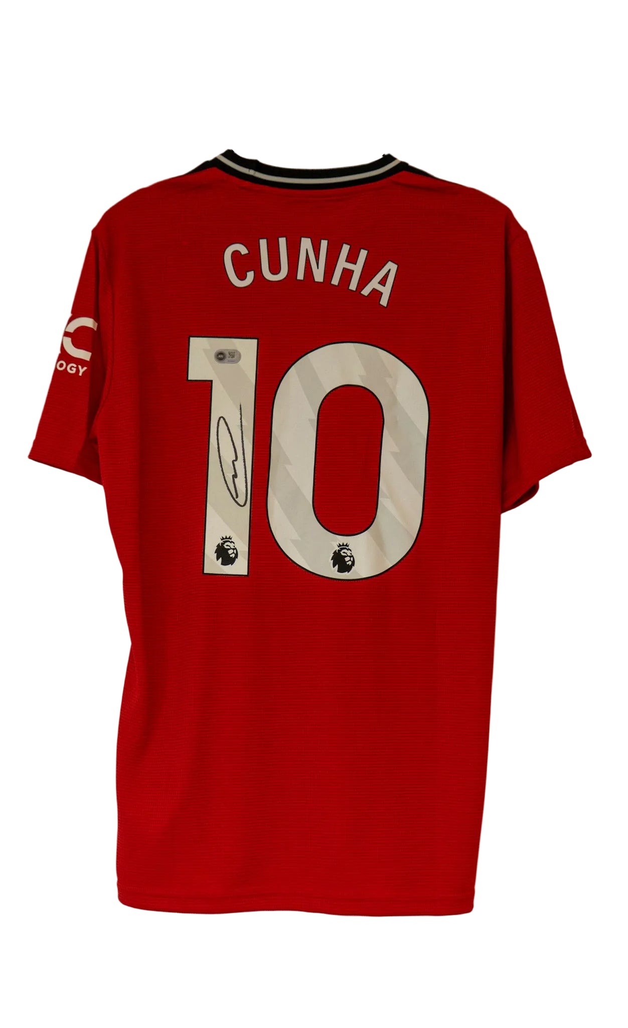 Matheus Cunha Signert Manchester United hjemmedrakt 25/26