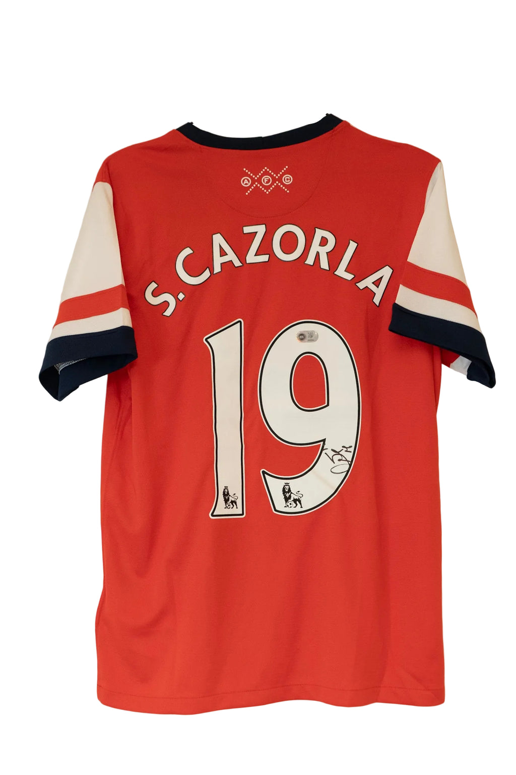 Santi Cazorla Signert Arsenal hjemmedrakt 12/14