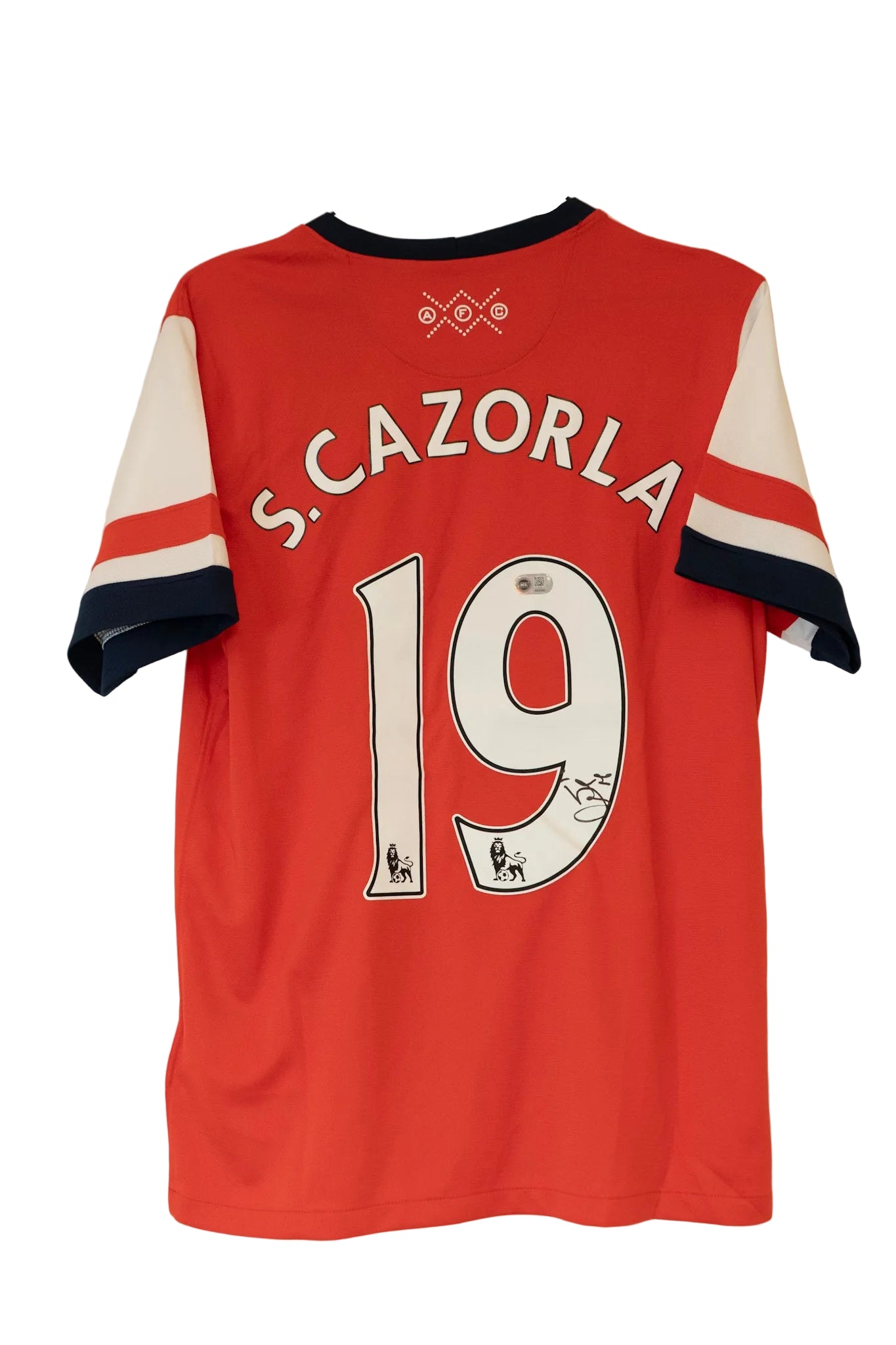 Santi Cazorla Signert Arsenal hjemmedrakt 12/14