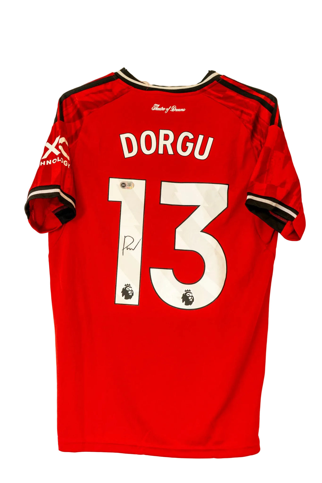 Patrick Dorgu Signert Manchester United hjemmedrakt 25/26