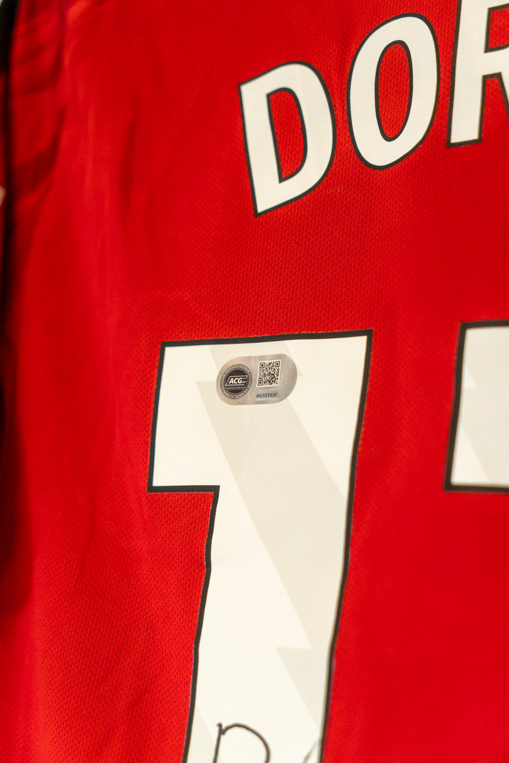 Patrick Dorgu Signert Manchester United hjemmedrakt 25/26