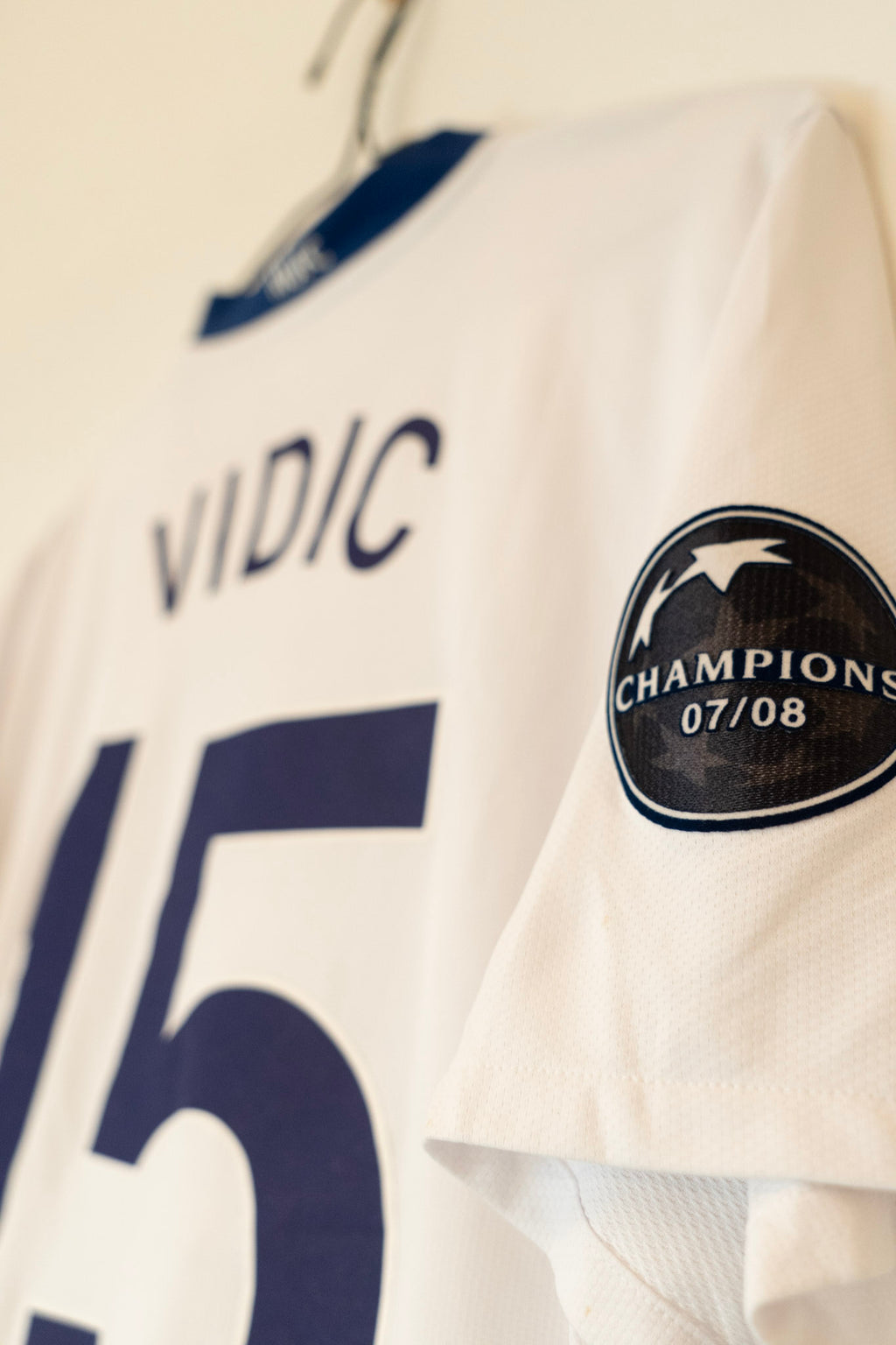 Nemanja Vidic Signert Manchester United bortedrakt 2009