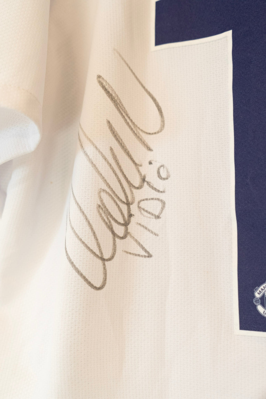Nemanja Vidic Signert Manchester United bortedrakt 2009